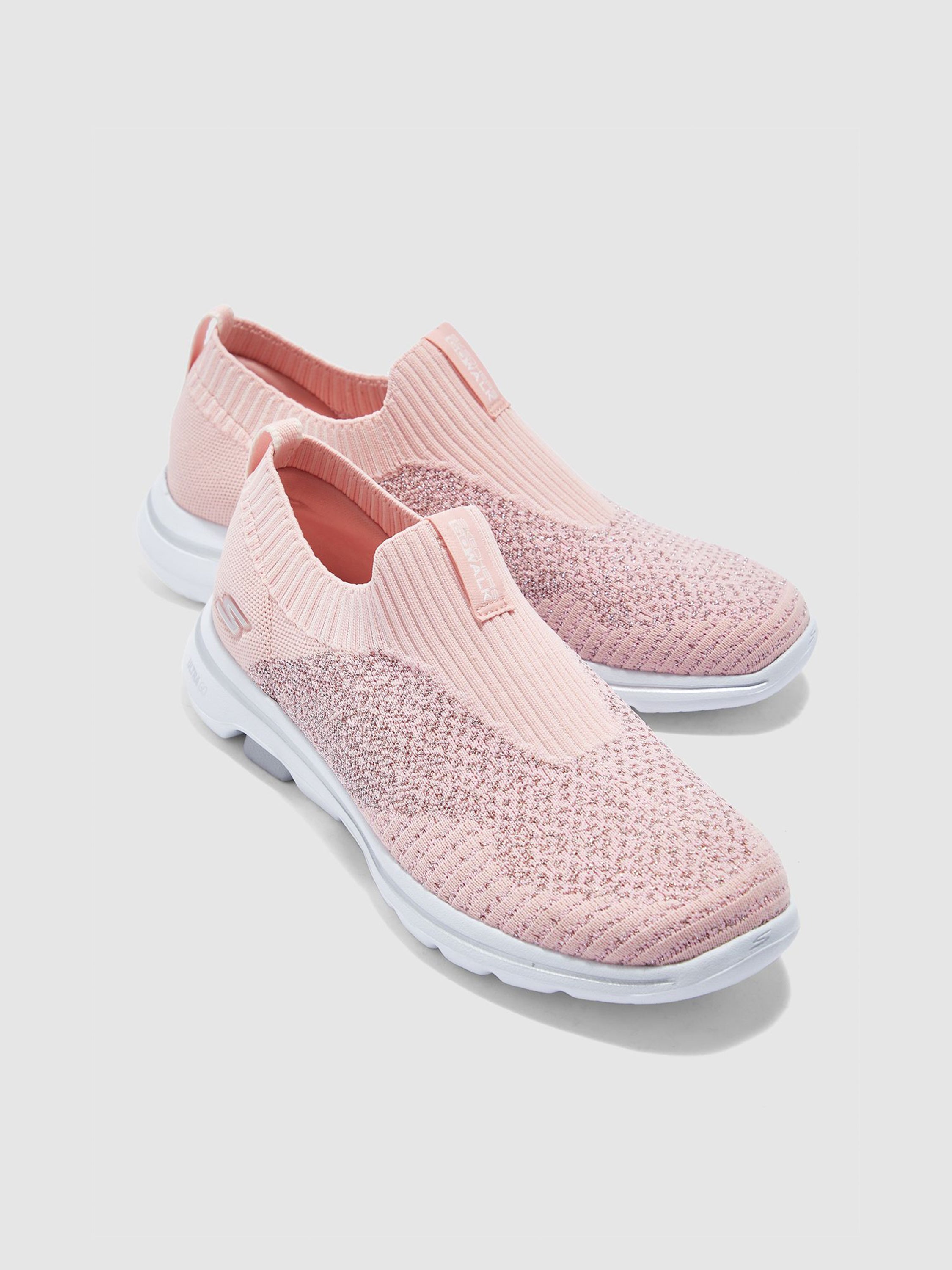 Skechers Women's GOwalk 5 - Enlighten Trainers #color_Pink