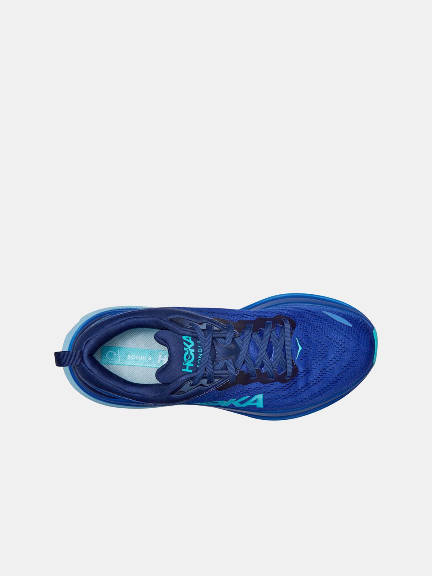 Hoka Men's Bondi 8 Max Cushioned Road Running Shoe #color_Navy