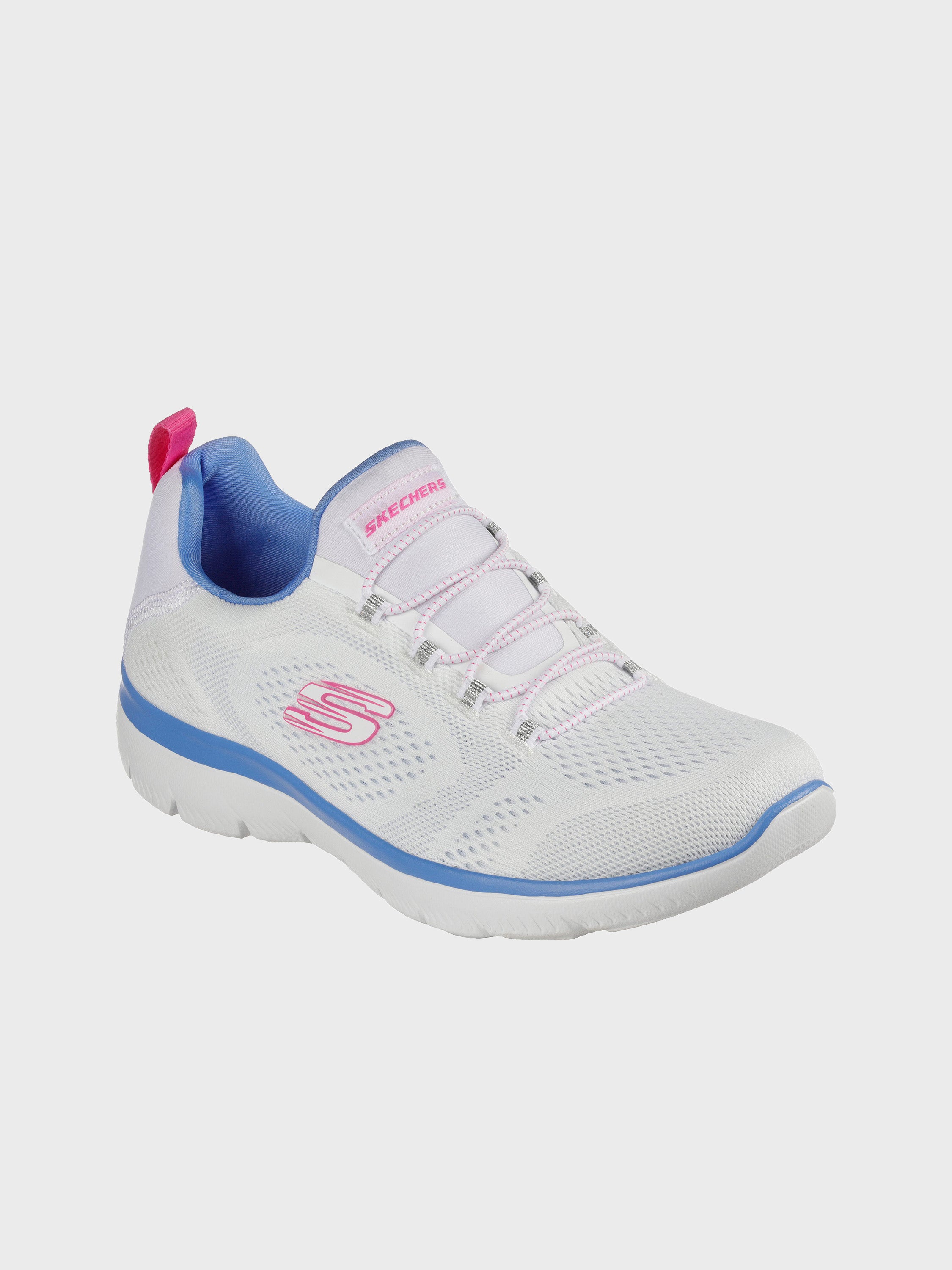 Skechers Women's Summits - Perfect Views Trainers #color_White / Pink