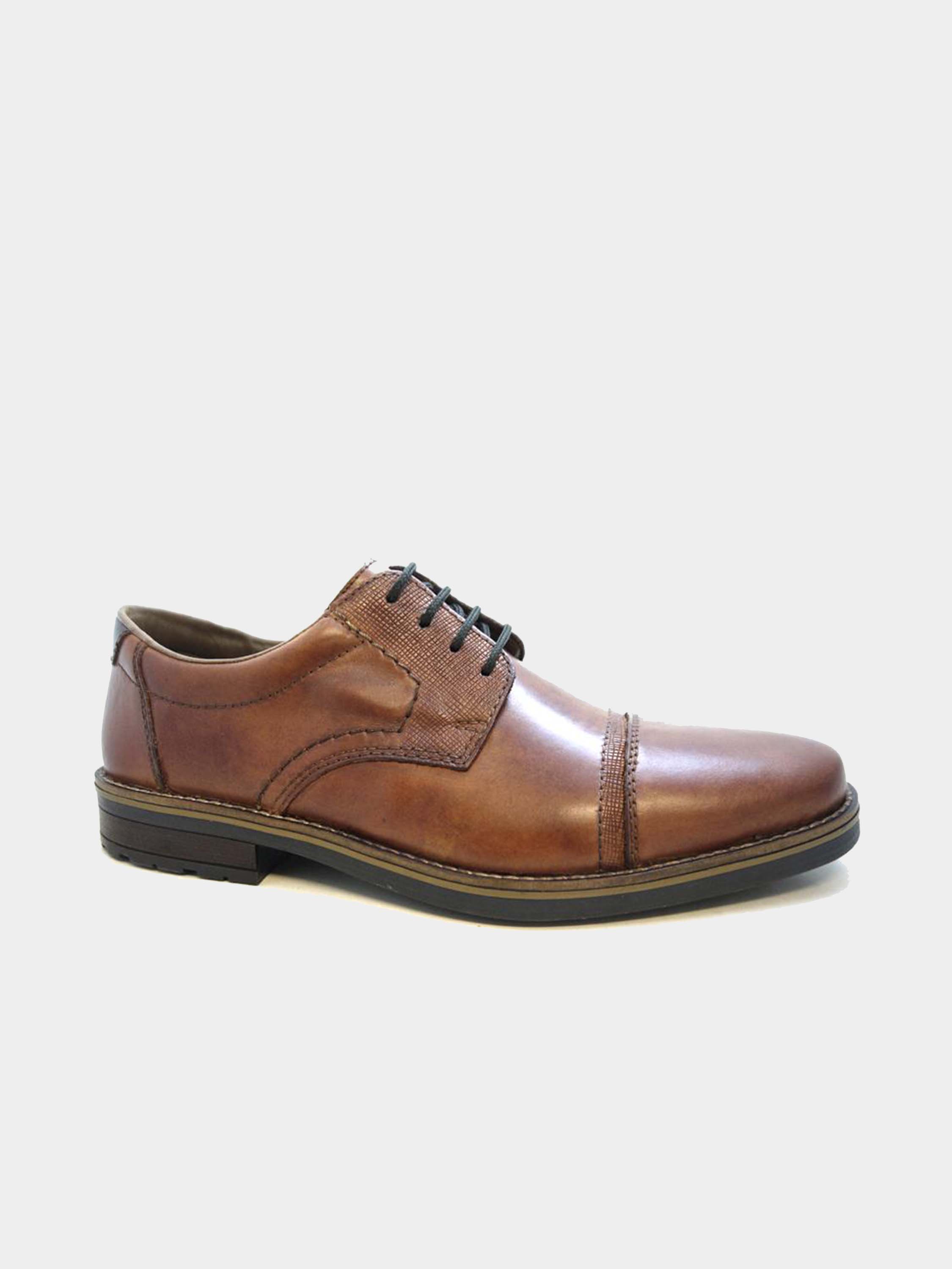 Rieker 13210 Men's Formal Shoes #color_Brown