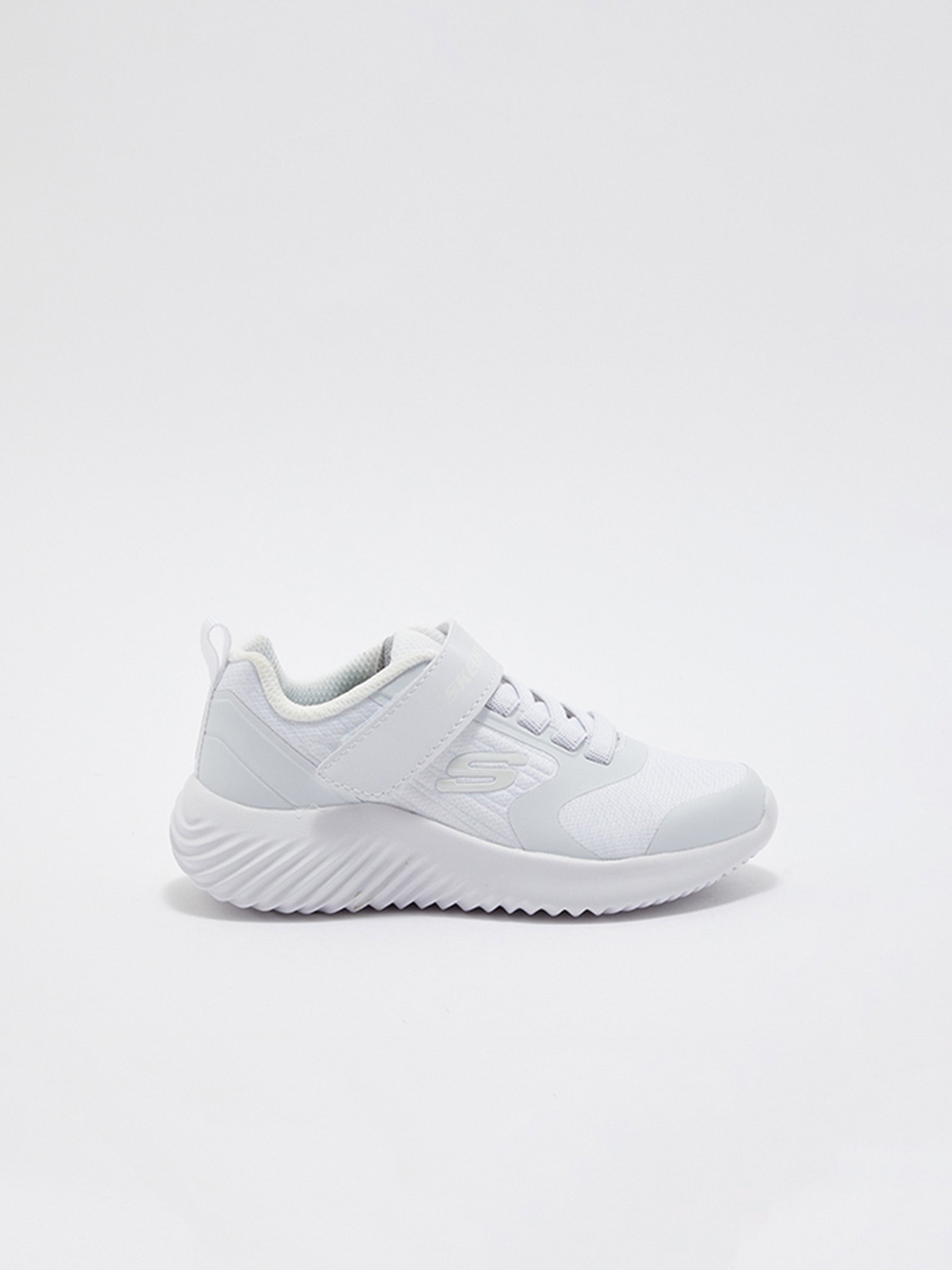 Skechers Boys Bounder - Gorven Shoes #color_White