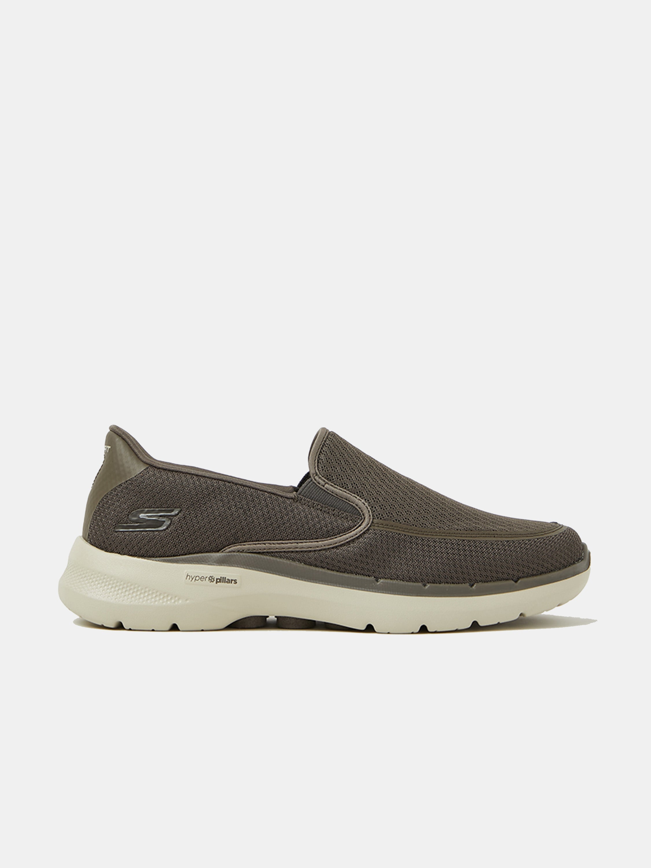 Skechers Men's GOwalk 6 - Orva Trainers #color_Beige