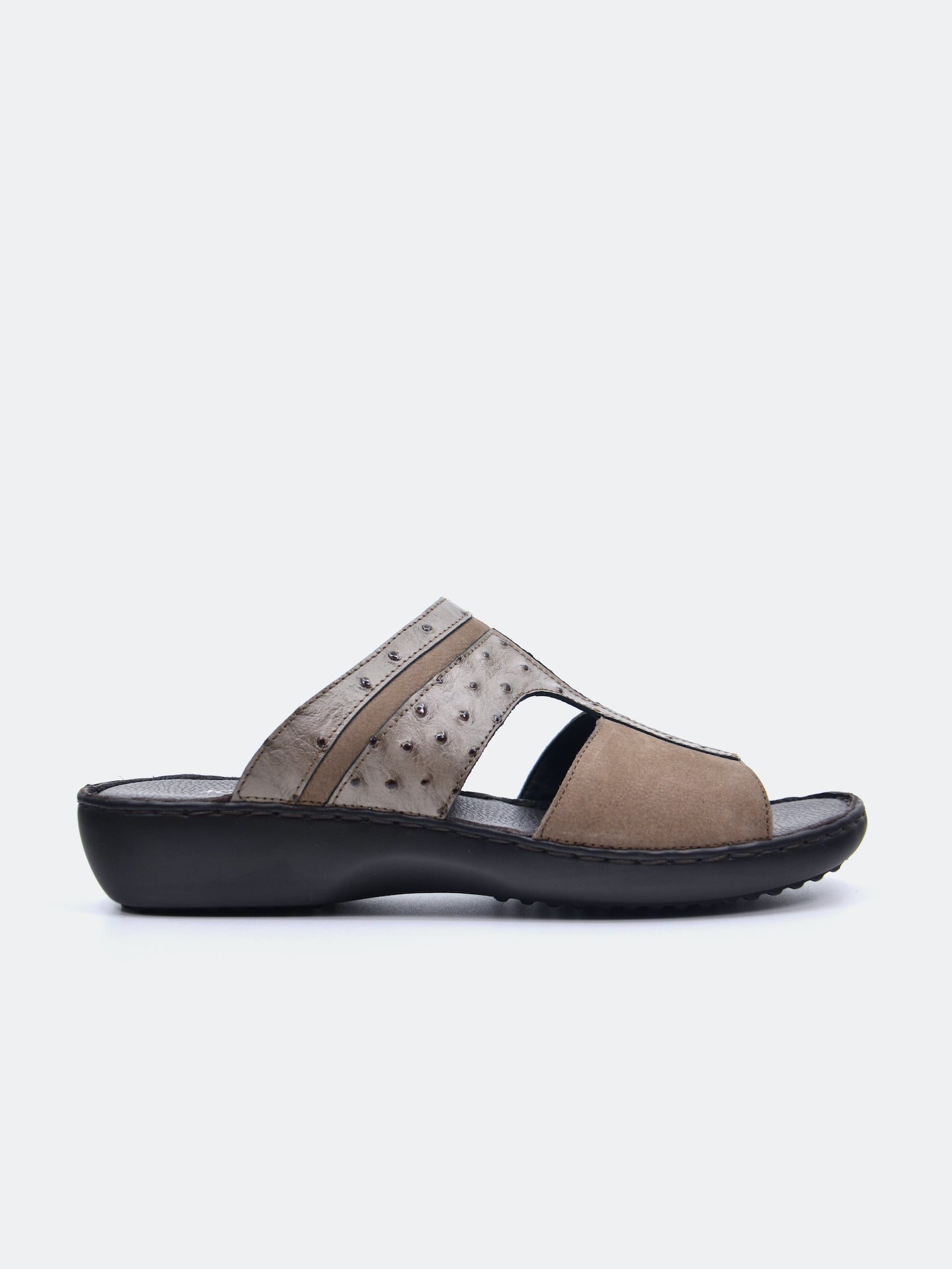 Josef Seibel Men's Slider Sandals #color_Beige