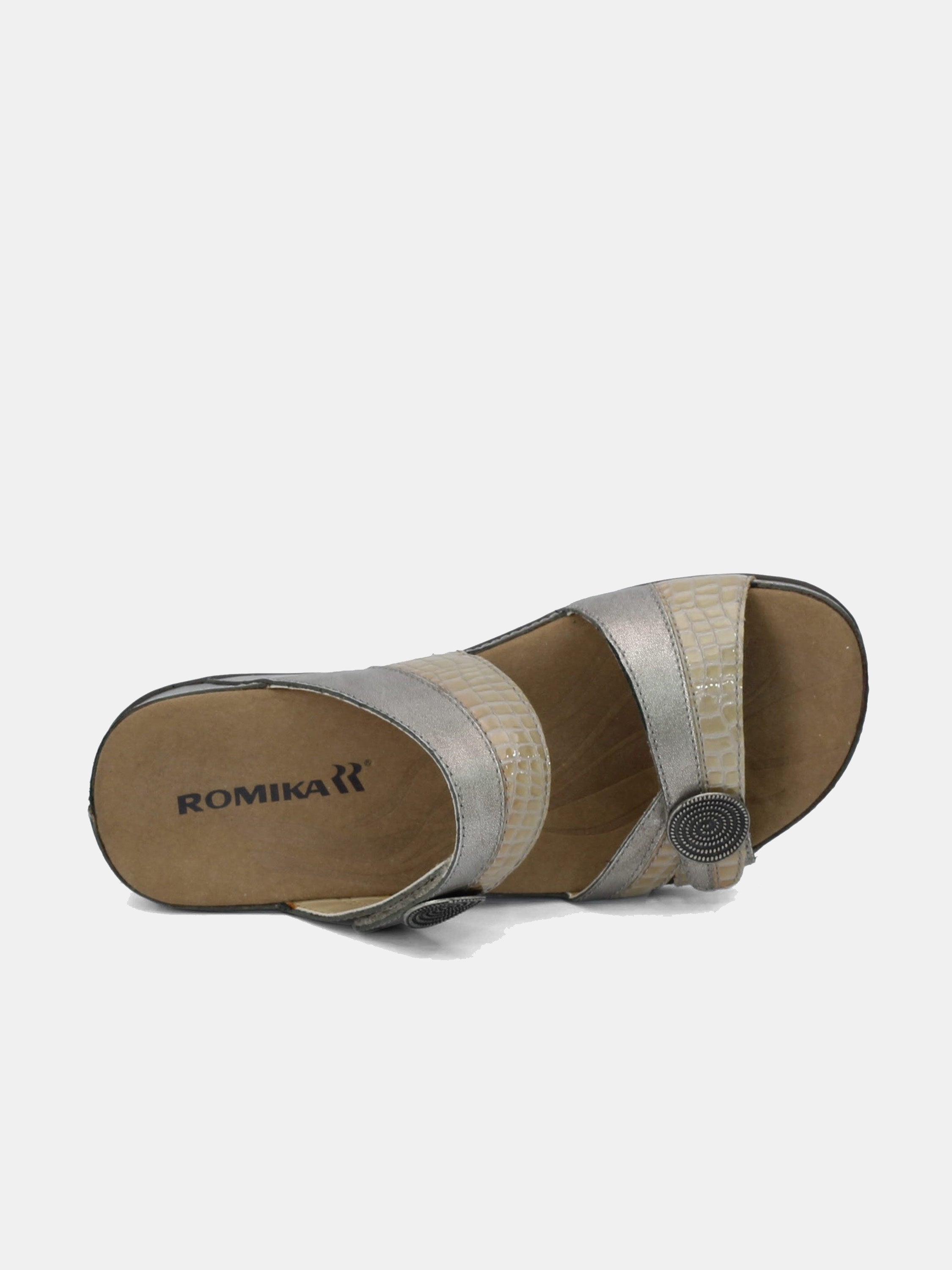 Romika Women's Fidschi 22 Sandals #color_Grey