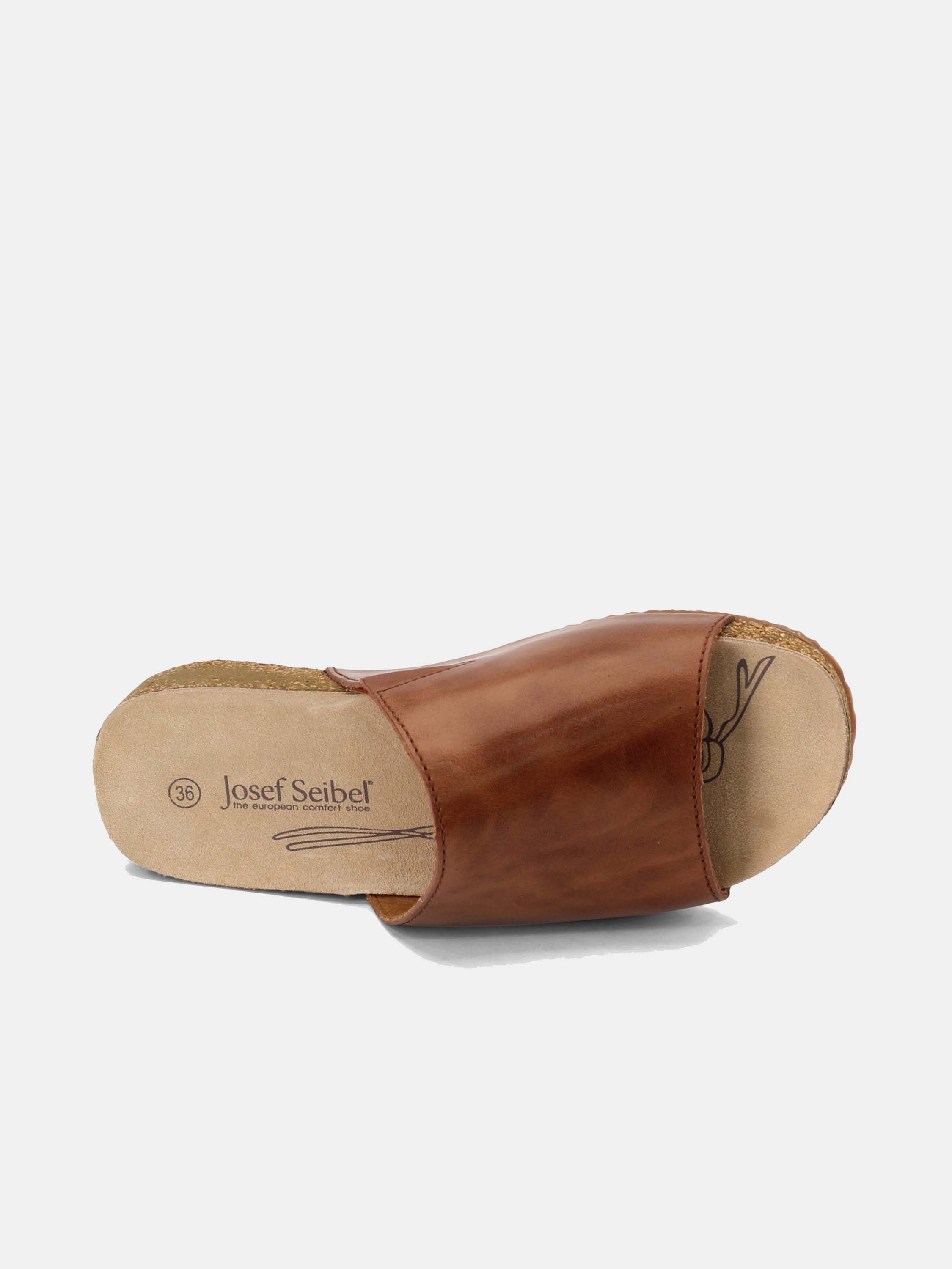 Josef Seibel Women's Tonga 51 Slider Sandals #color_Brown
