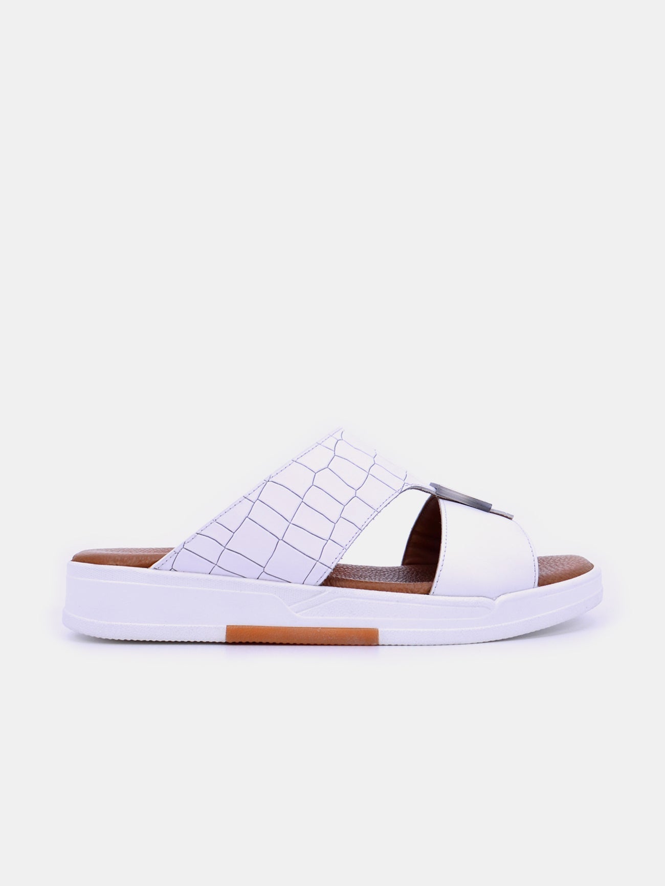 Barjeel Uno BJM 14 Men's Sandals #color_White