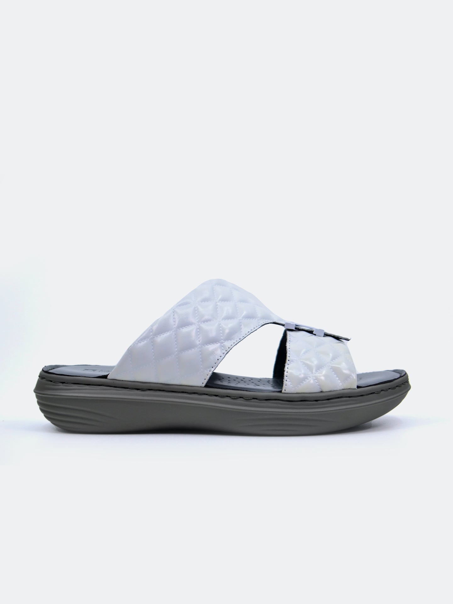 Barjeel Uno 21410-4 Men's Arabic Sandals #color_White