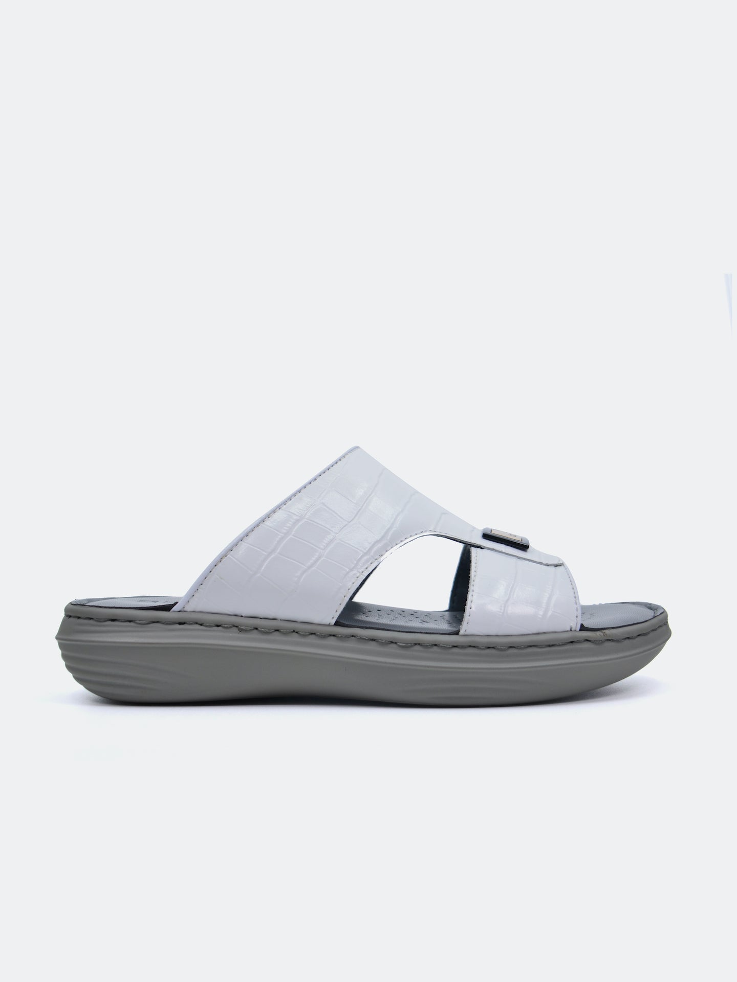 Barjeel Uno 21410-5 Men's Arabic Sandals #color_White