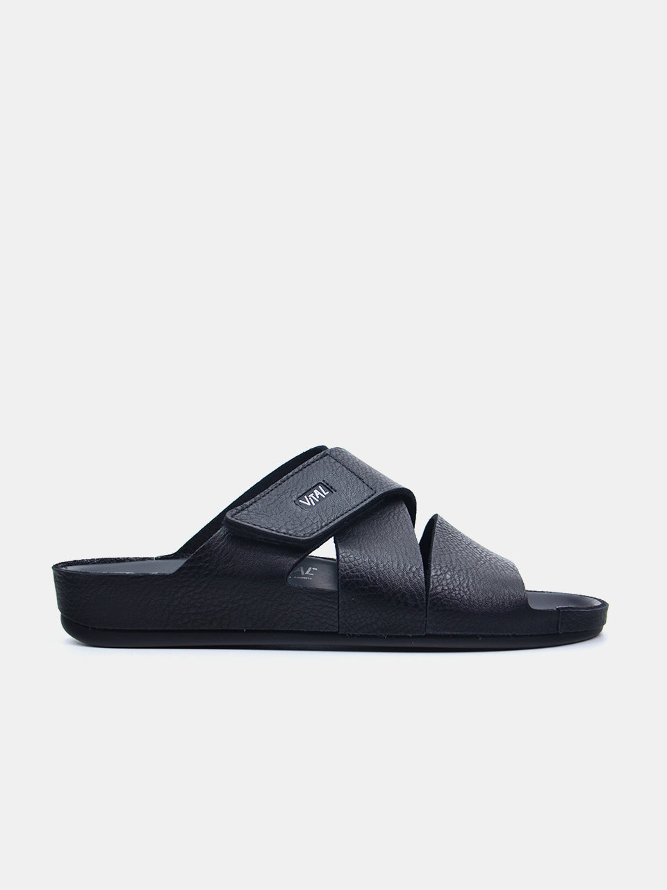 Vital 09080SY Men's Slider Sandals #color_Black