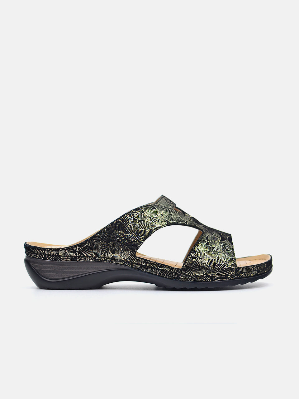 Michelle Morgan 88909-11 Women's Flat Sandals #color_Gold