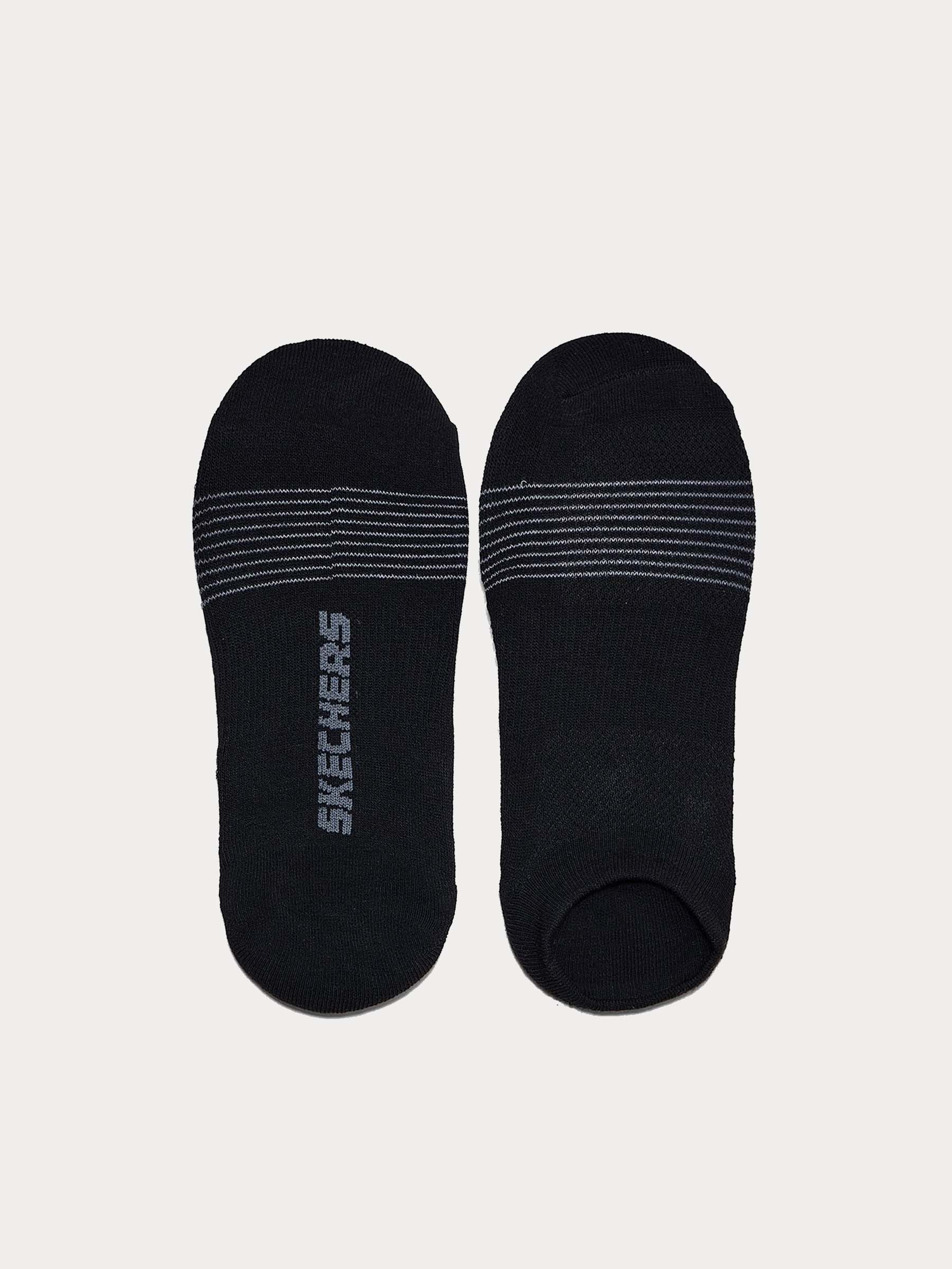 Skechers Men 3 Pack 1/2 Terry Super No Show Socks