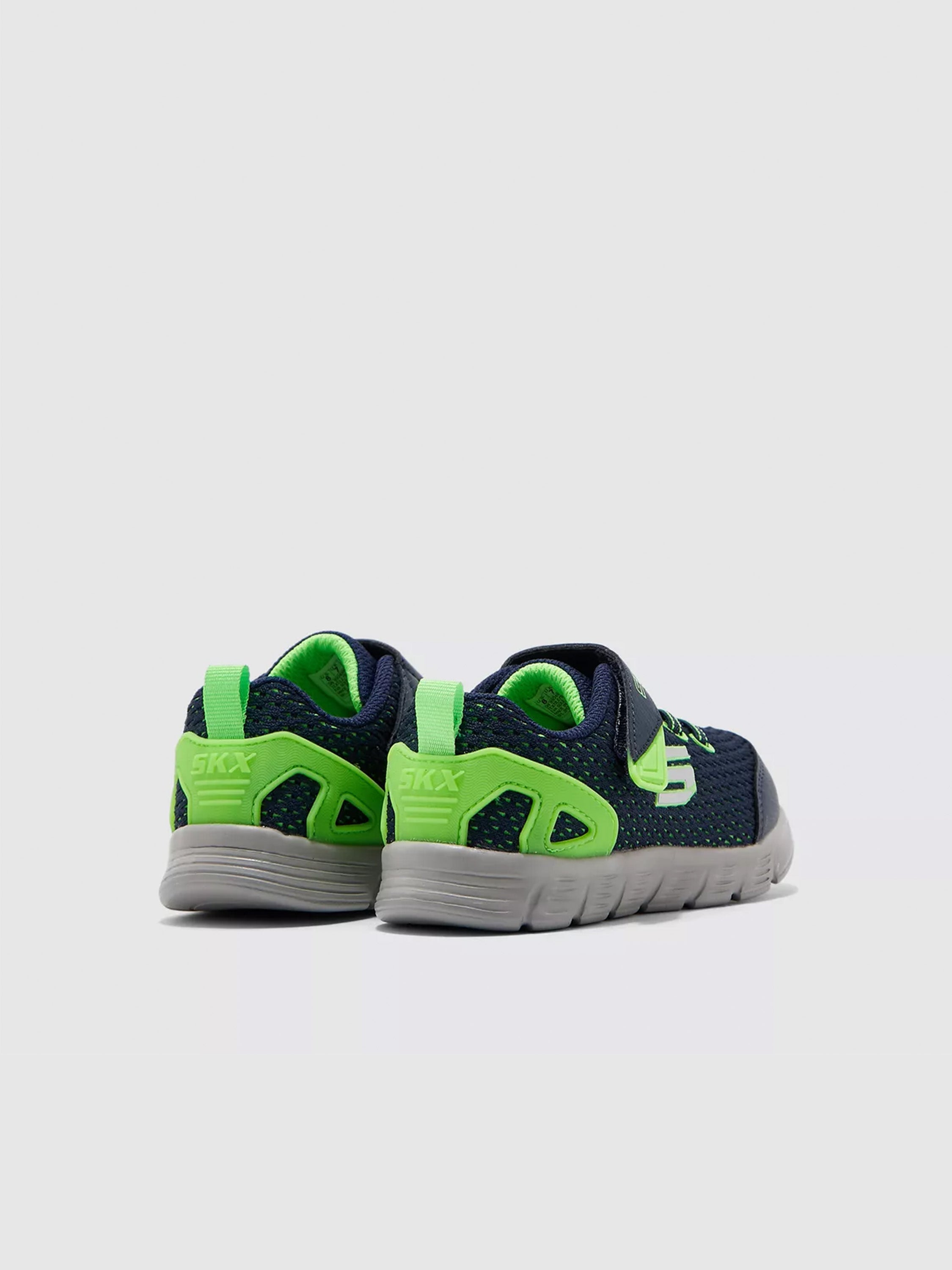 Skechers Infant Boys Comfy Flex - Interdrift Shoes #color_Navy