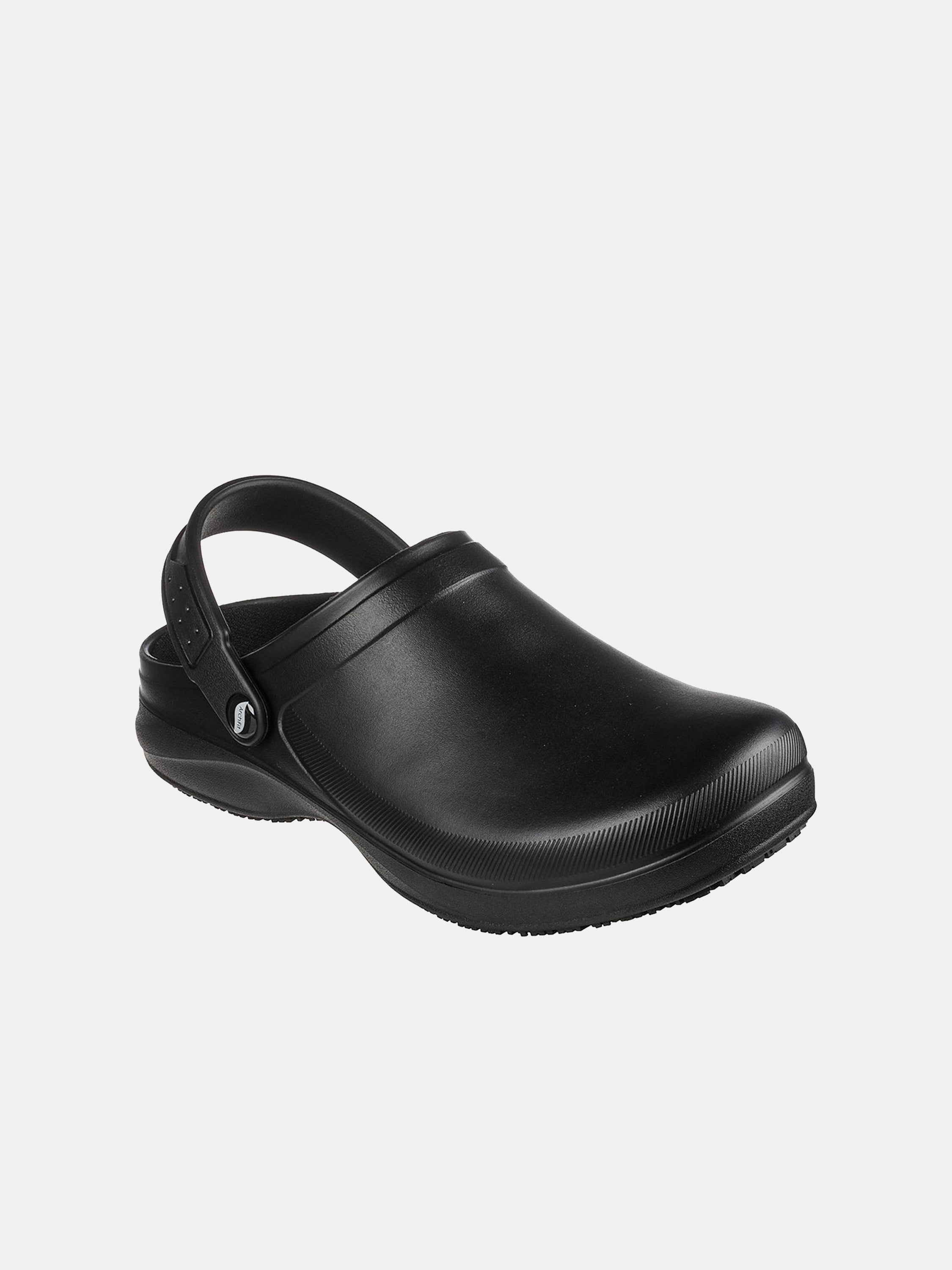 Skechers Men's Work: Riverbound Mule Shoes #color_Black