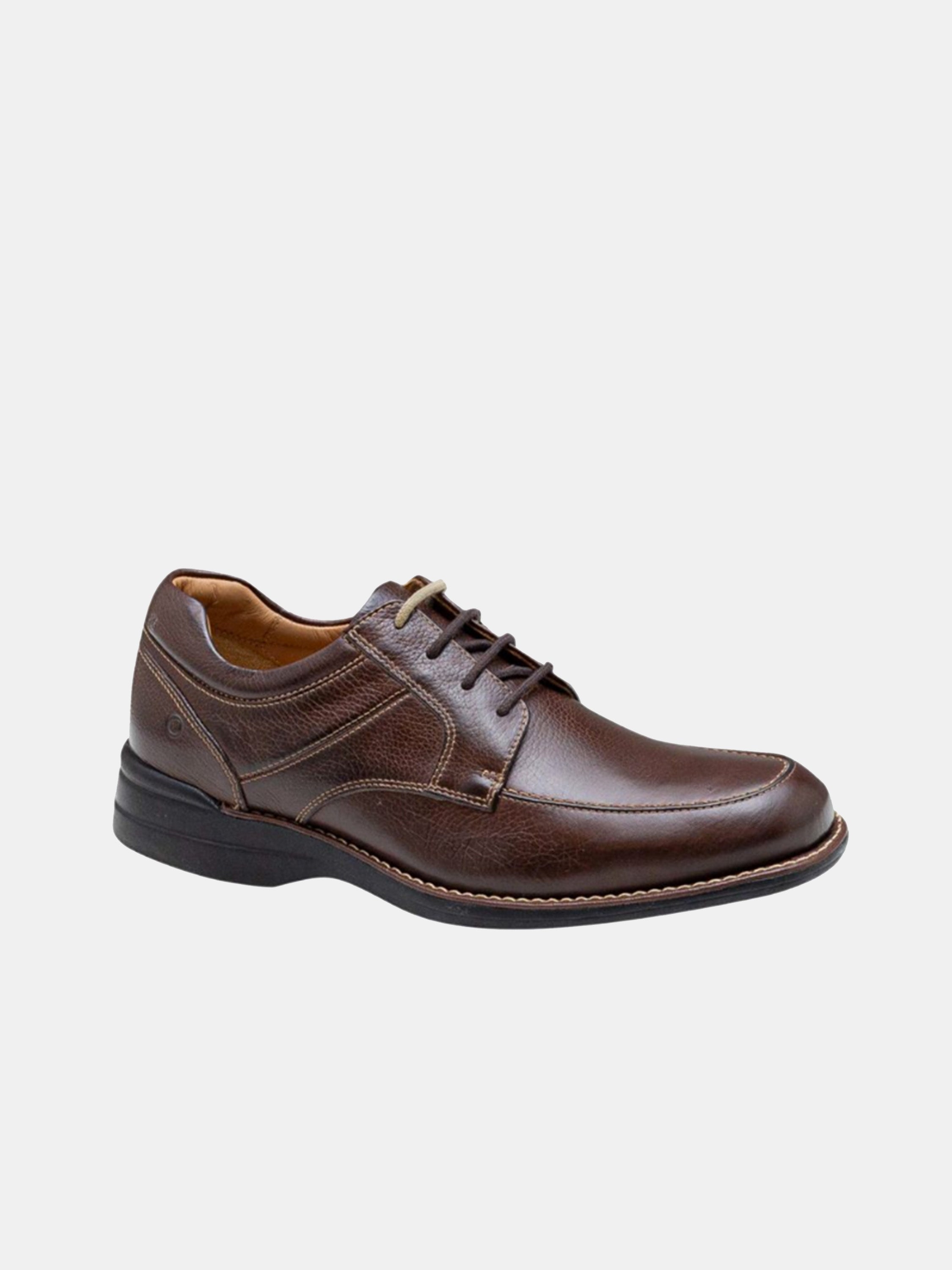Democrata Men's Smart Comfort Casual Shoes #color_Brown
