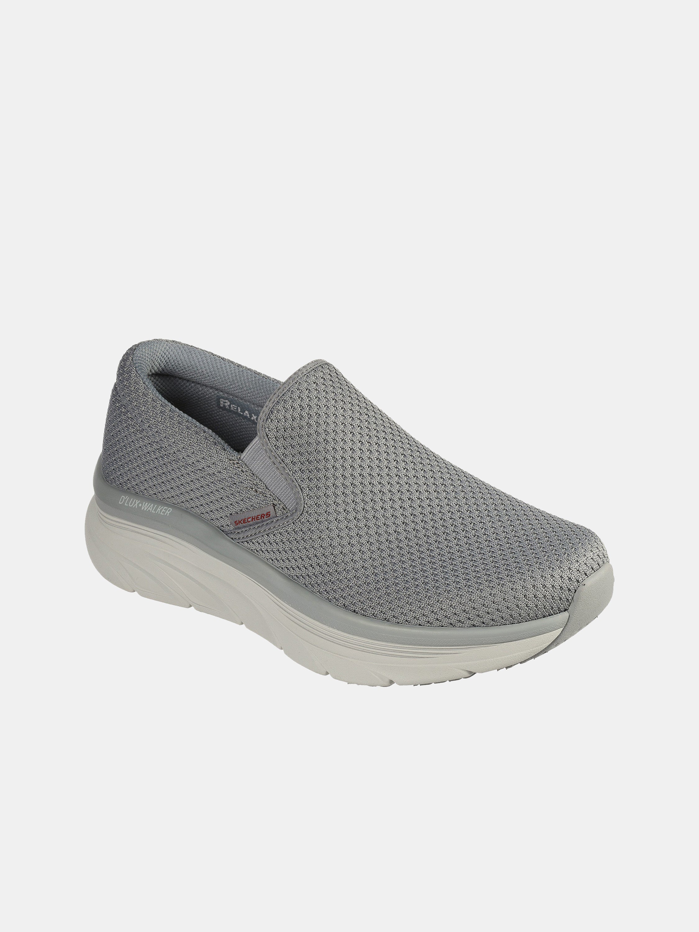 Skechers Men's Relaxed Fit: D'Lux Walker - Murlino Trainers #color_Grey