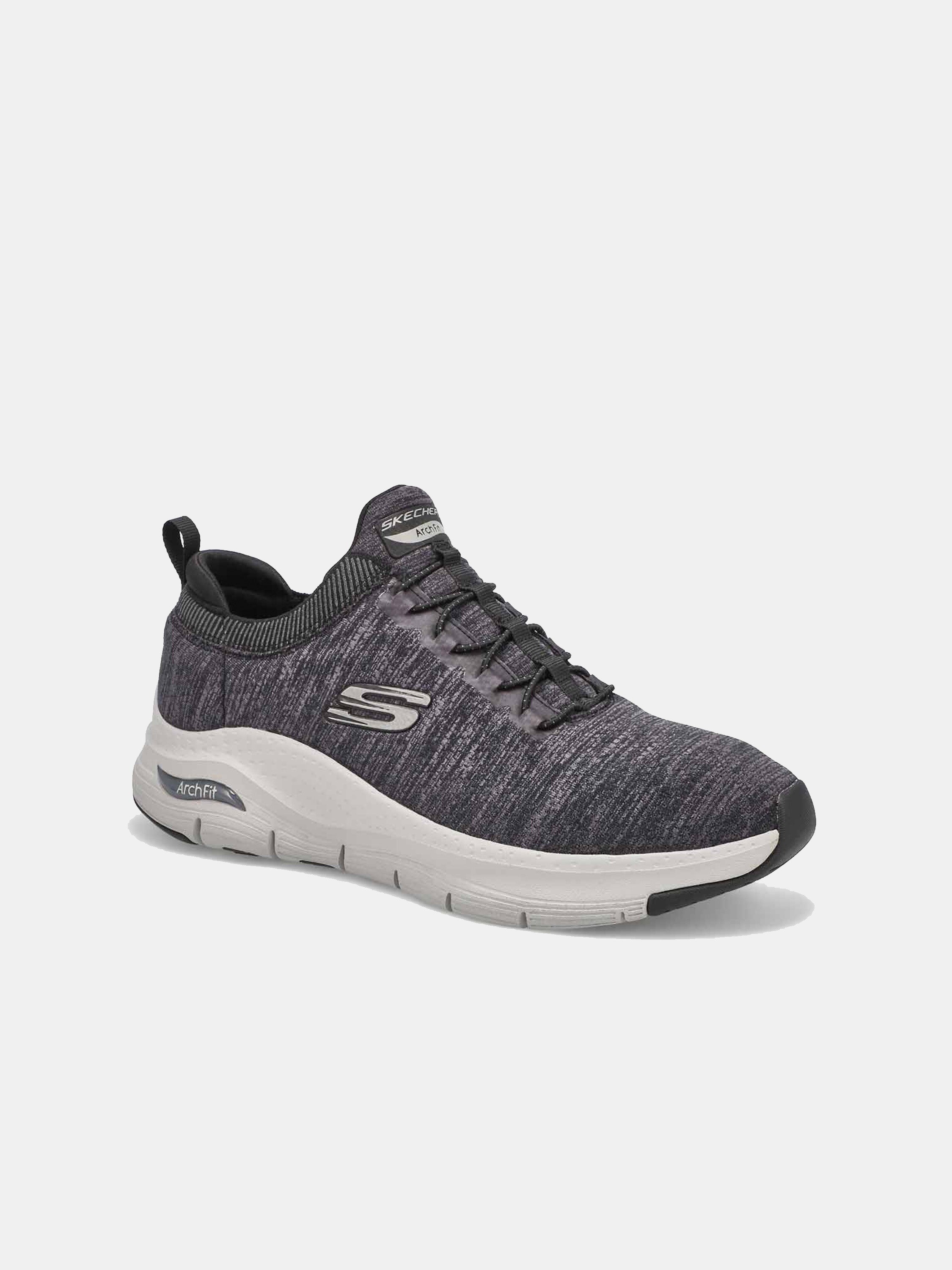 Skechers Men's Arch Fit - Waveport Trainers #color_Grey