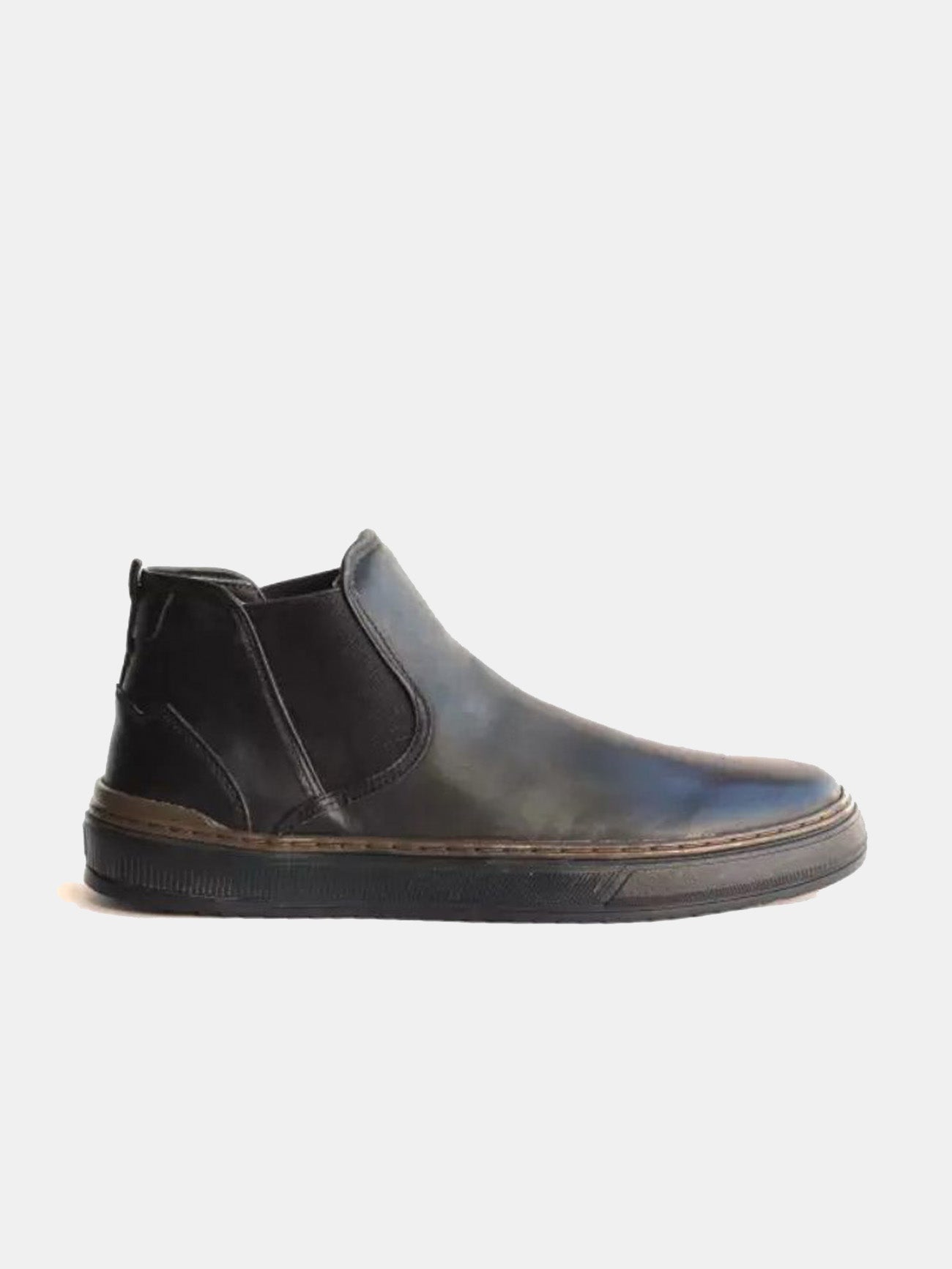 Democrata Men's City Denim Boots #color_Black