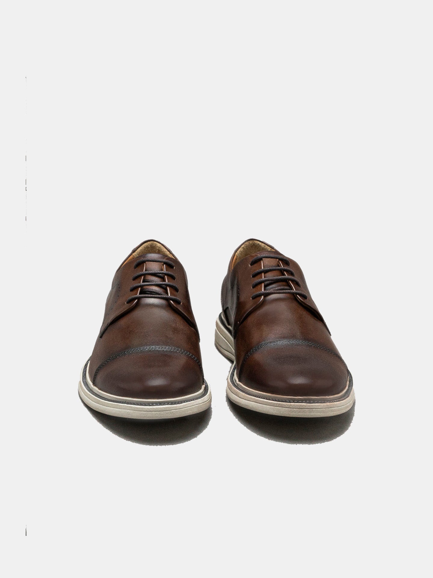 Democrata Men's Metropolitan Bay Leather Shoes #color_Brown