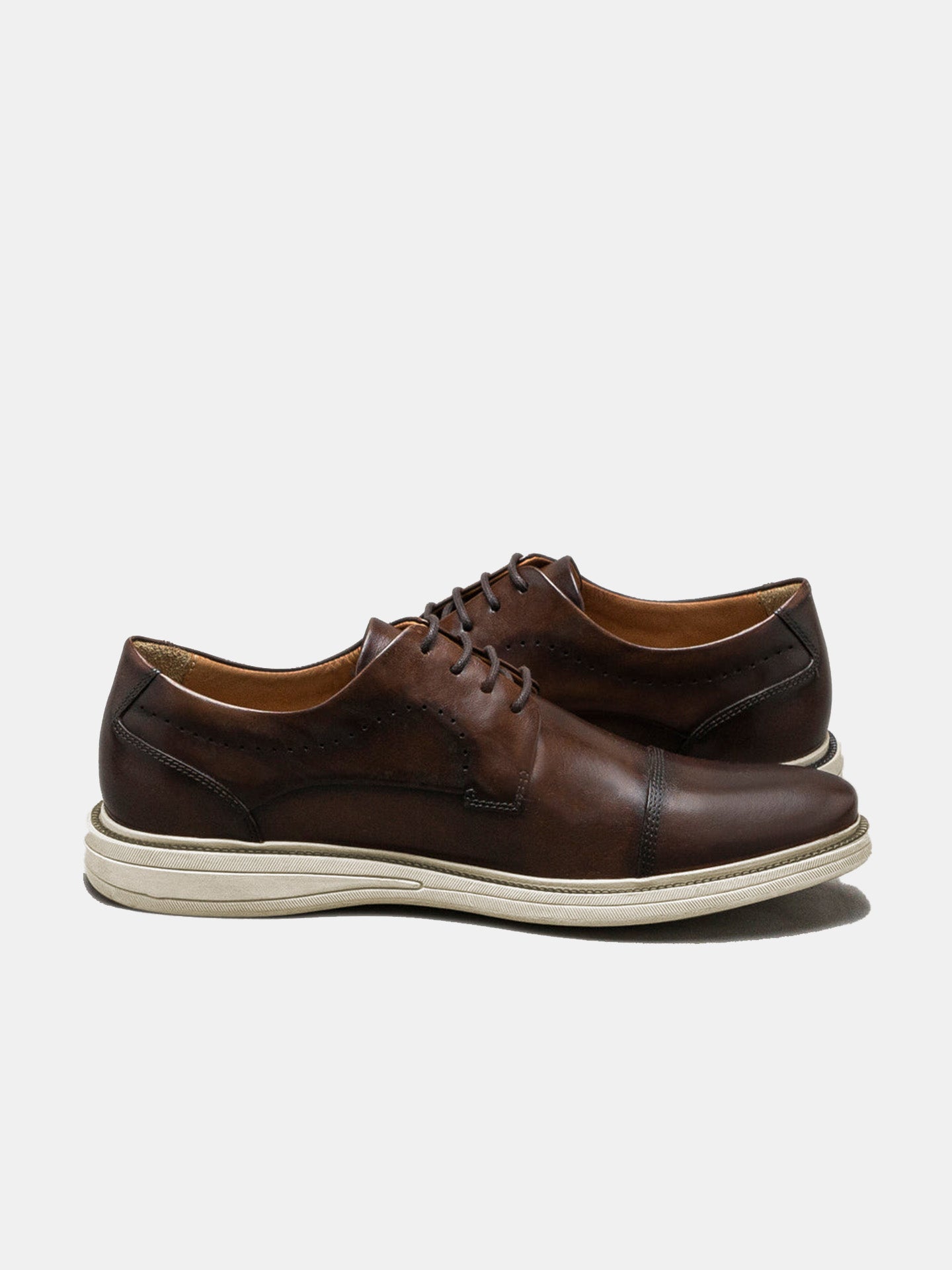 Democrata Men's Metropolitan Bay Leather Shoes #color_Brown
