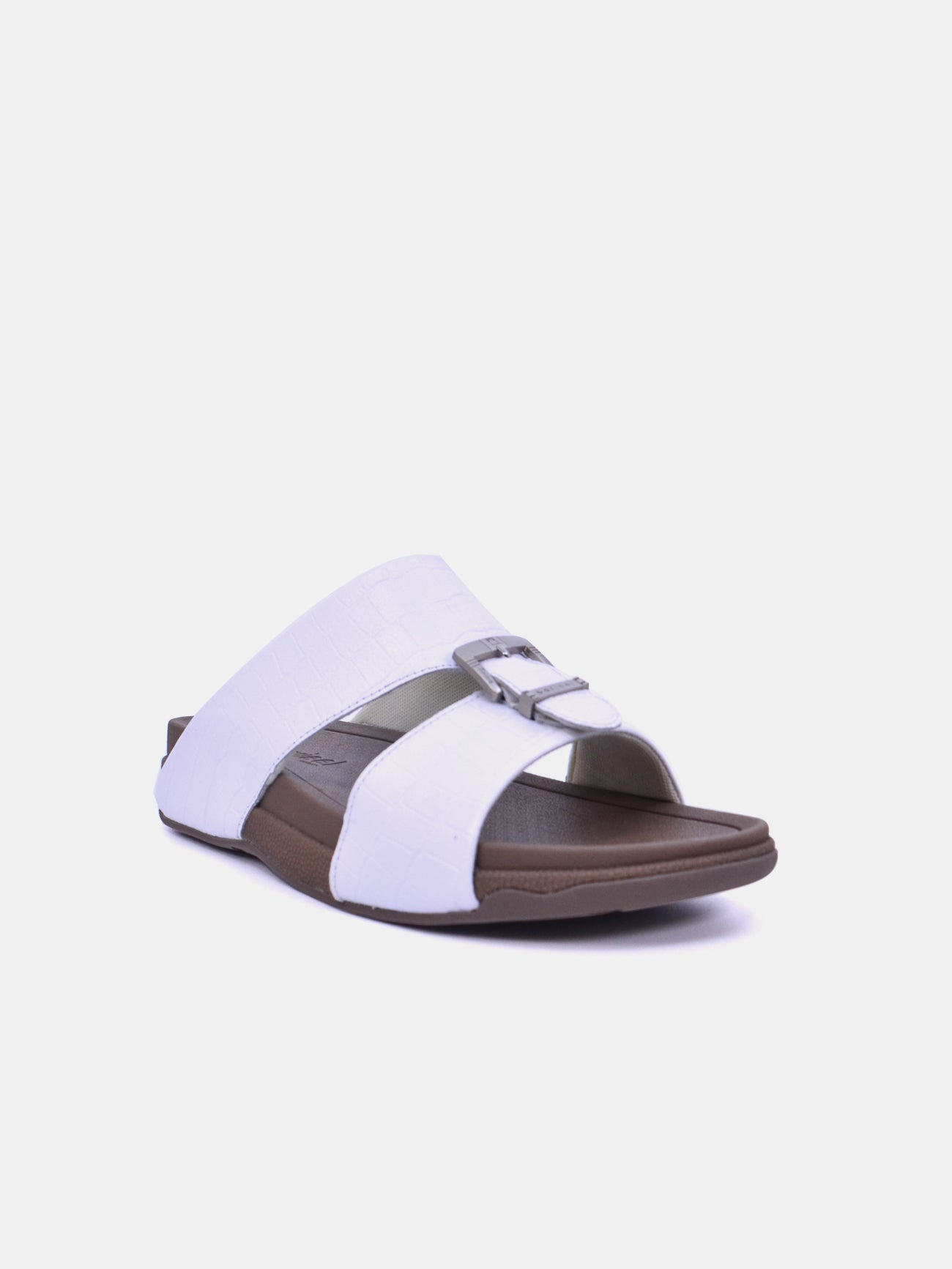 Barjeel Uno 20295 Men's Arabic Sandals #color_White