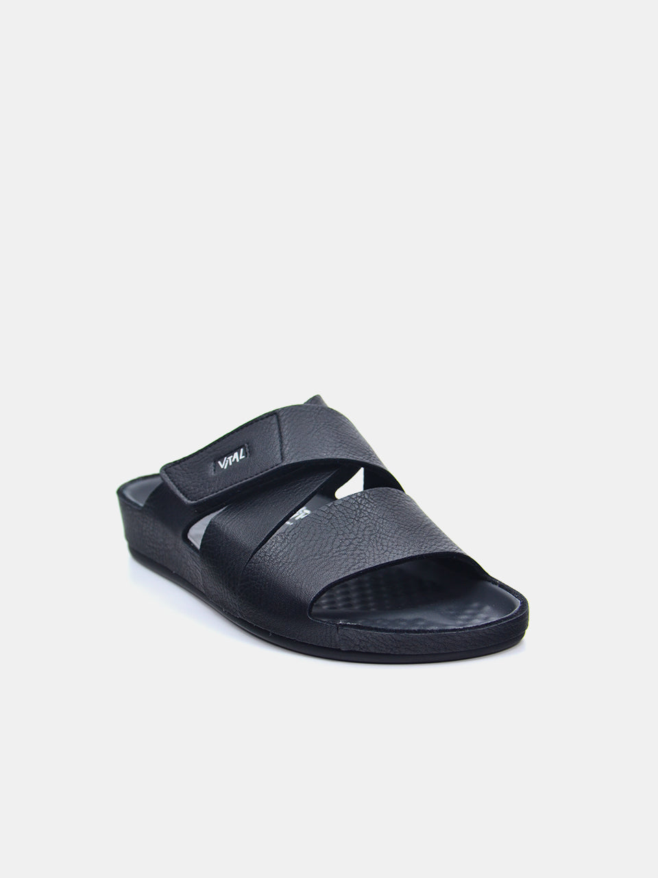 Vital 09080SY Men's Slider Sandals #color_Black