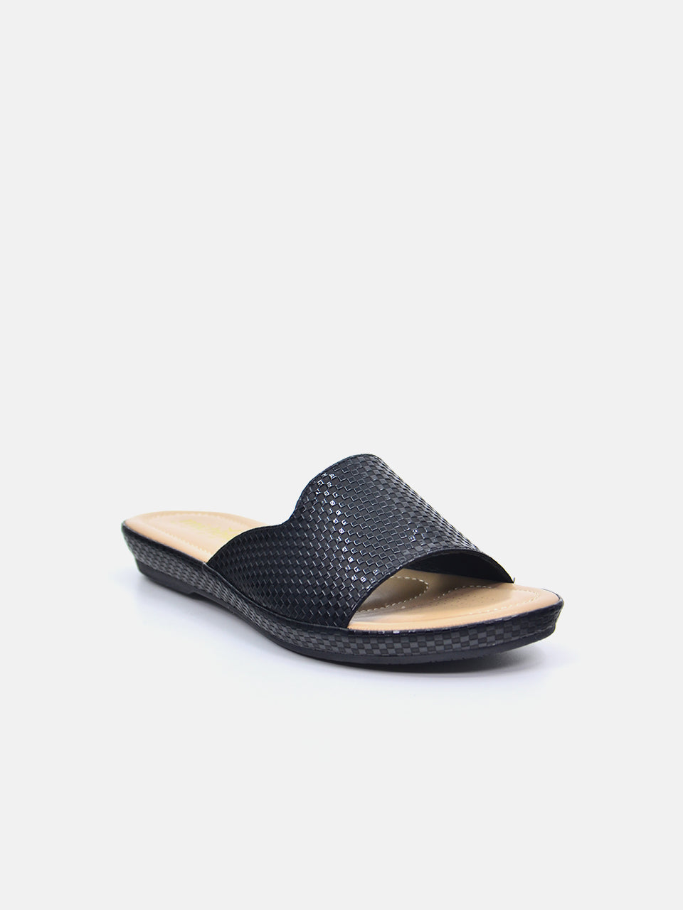 Michelle Morgan 114RC671 Women's Flat Sandals #color_Black