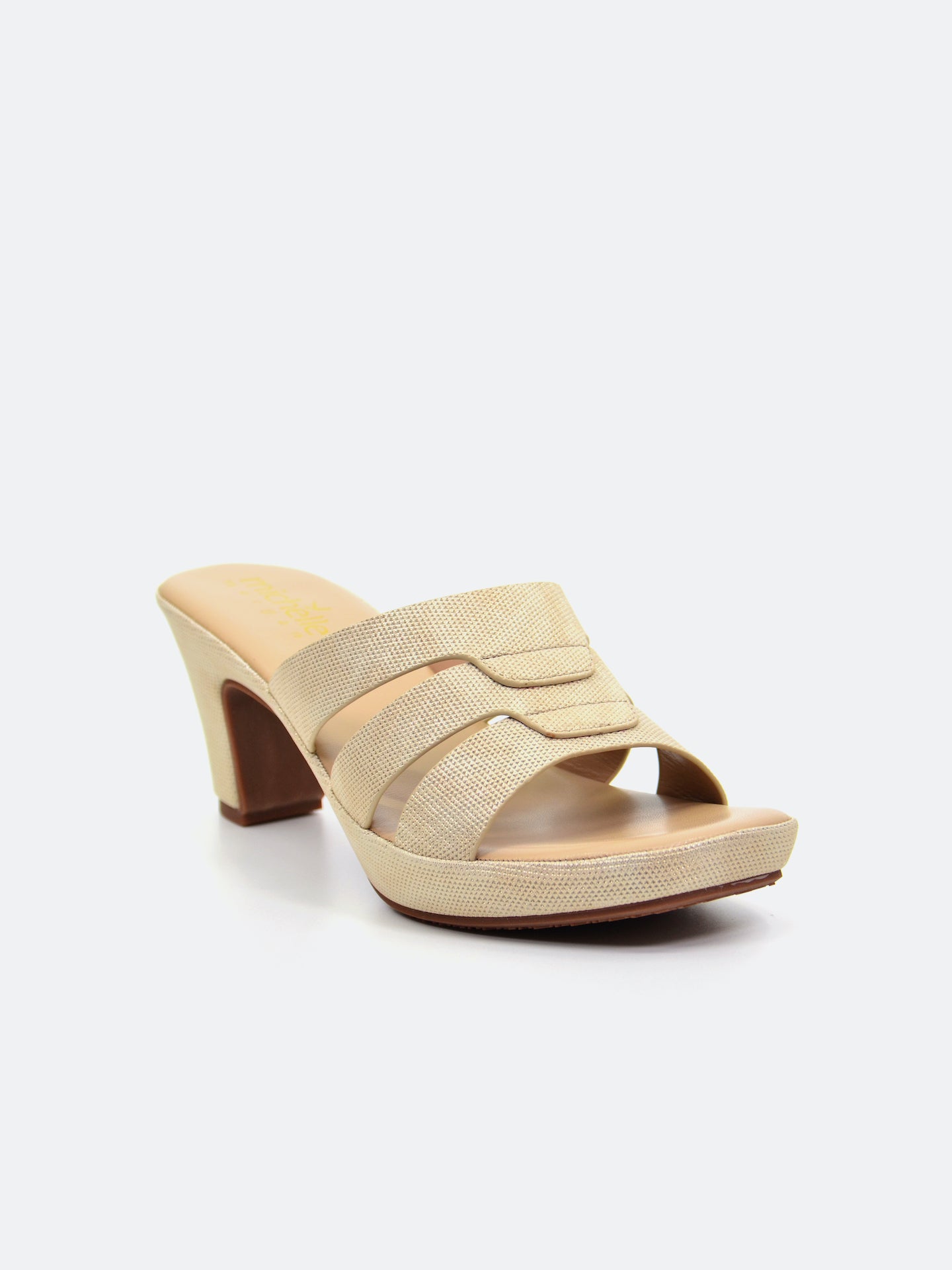 Michelle Morgan 114RC134 Women's Heeled Sandals #color_Gold