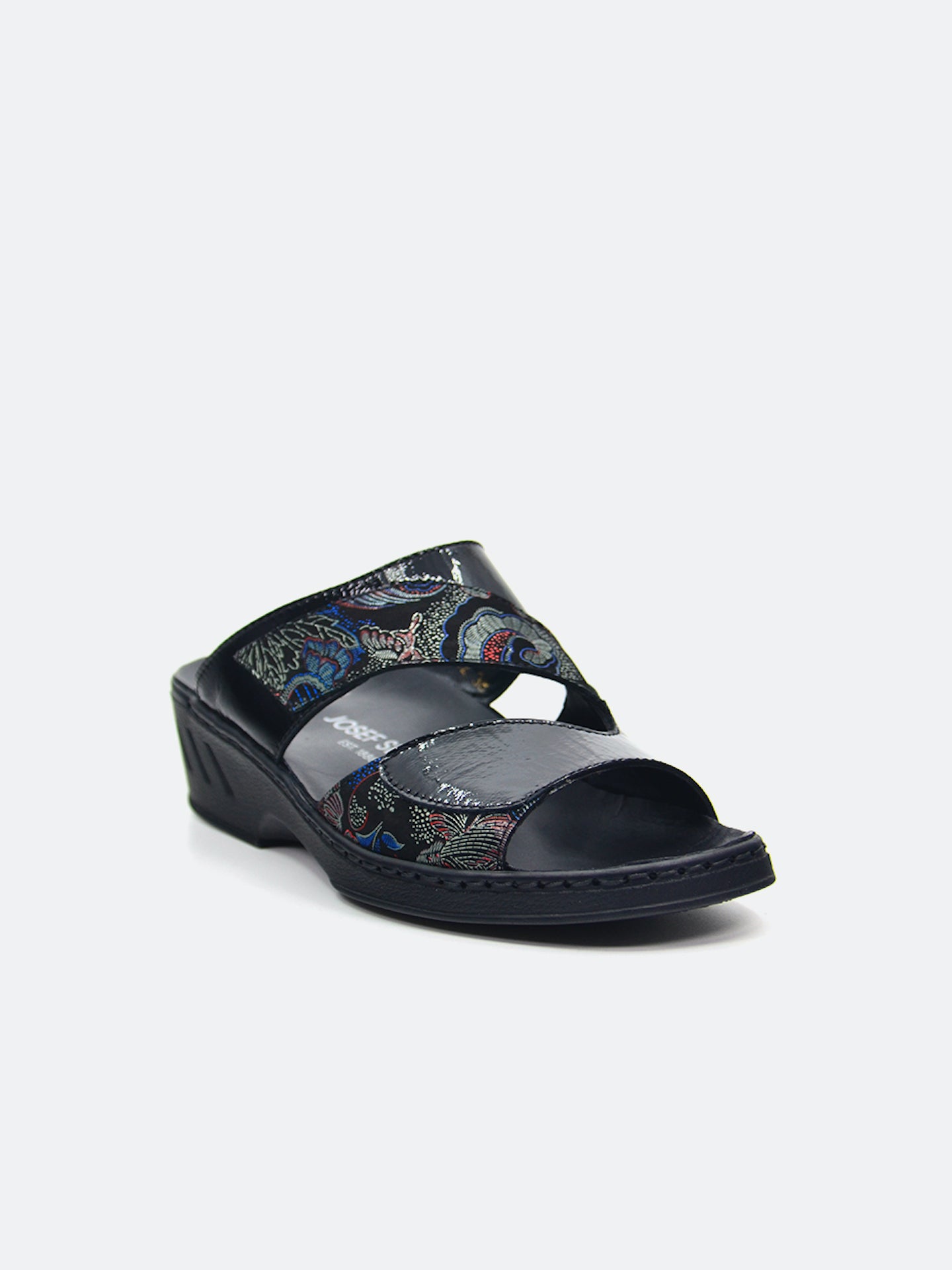 Josef Seibel Women's Flat Sandals #color_Black