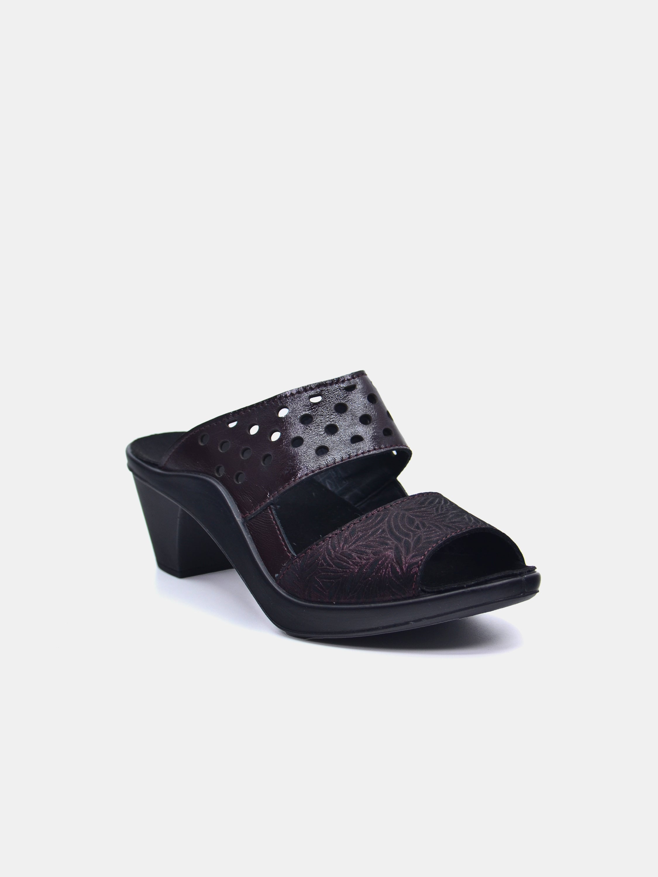 Romika 27154 Women's Heeled Sandals #color_Maroon