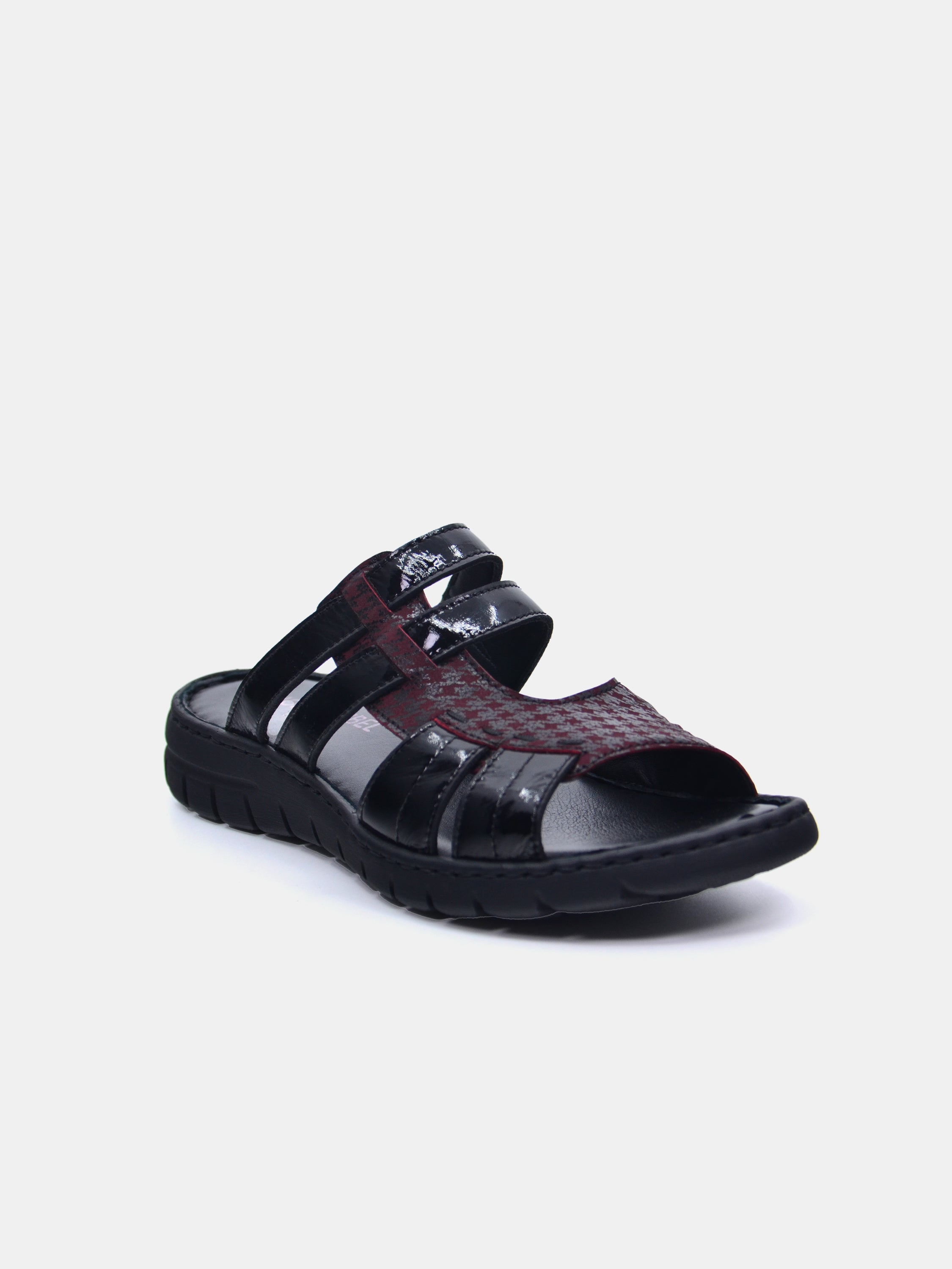 Josef Seibel 93435 Women's Slider Sandals #color_Black