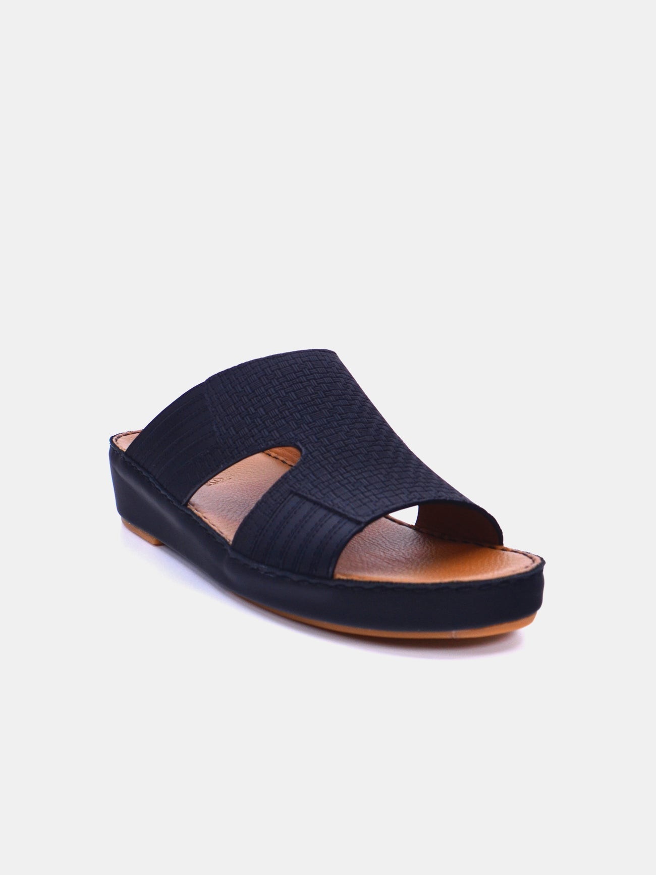 Barjeel Uno SP-104 Men's Sandals #color_Black