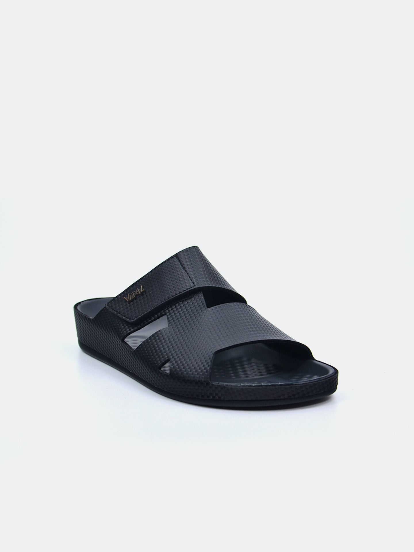 Vital 0922SY Men's Slider Sandals #color_Black