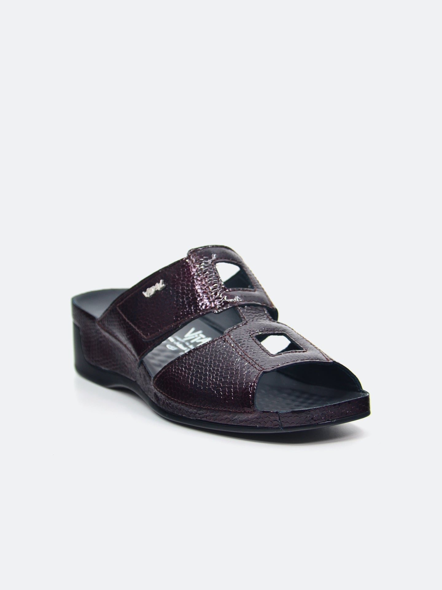 Vital 0813AS Women's Slider Sandals #color_Dark Brown