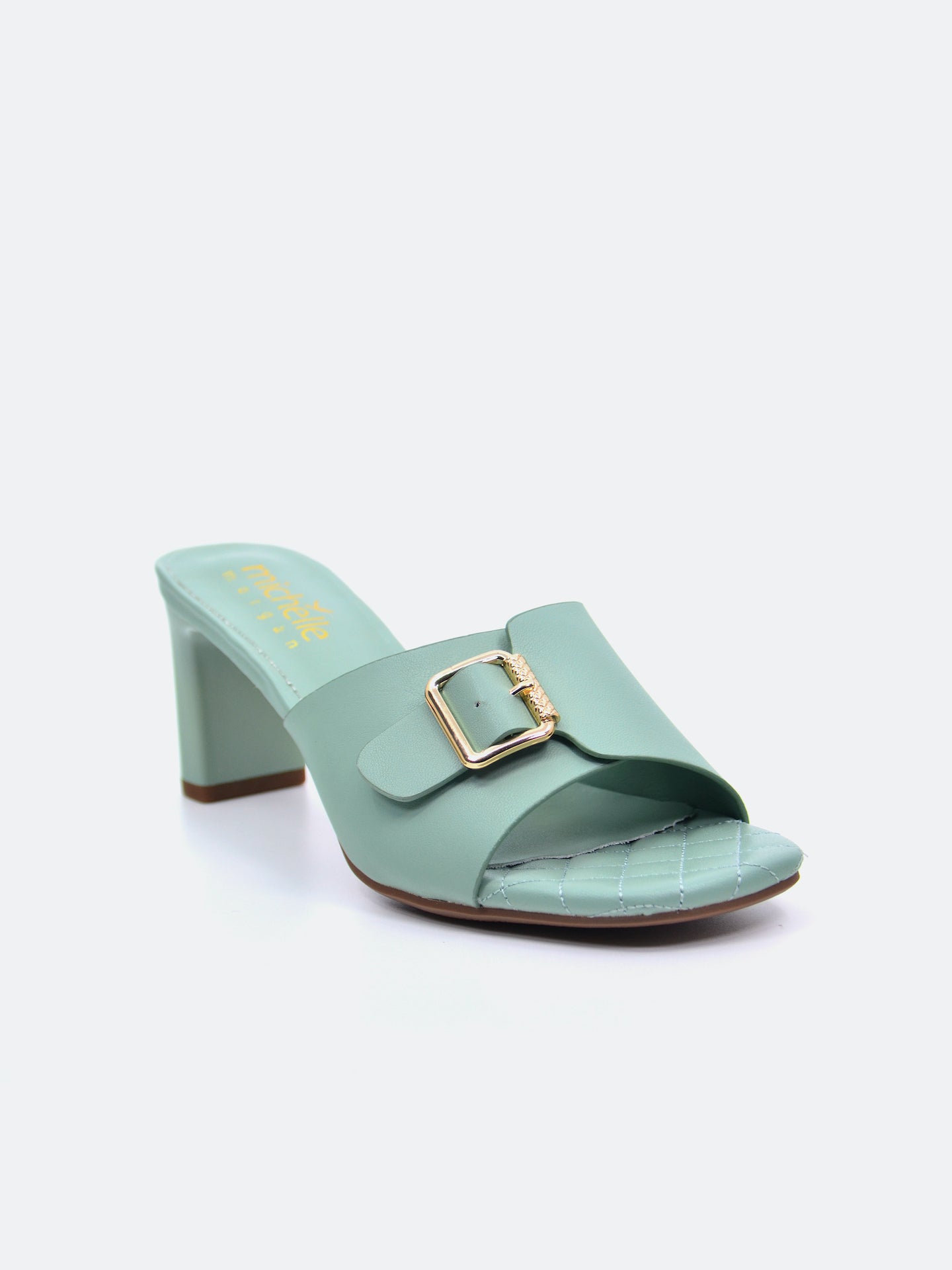 Michelle Morgan 113RJ282 Women's Heeled Sandals #color_Green