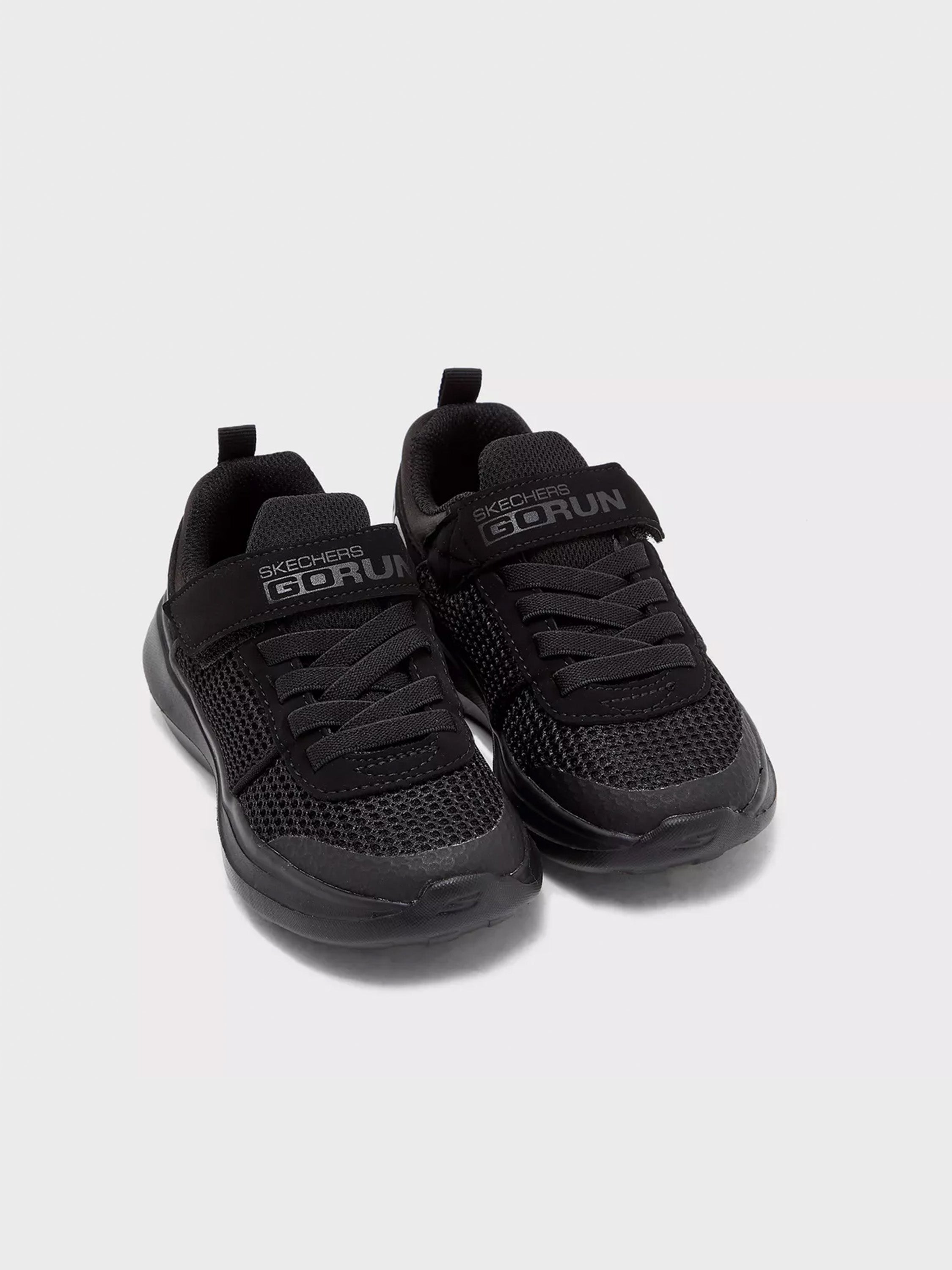 Skechers Boys GOrun Fast - Denzo Shoes #color_Black