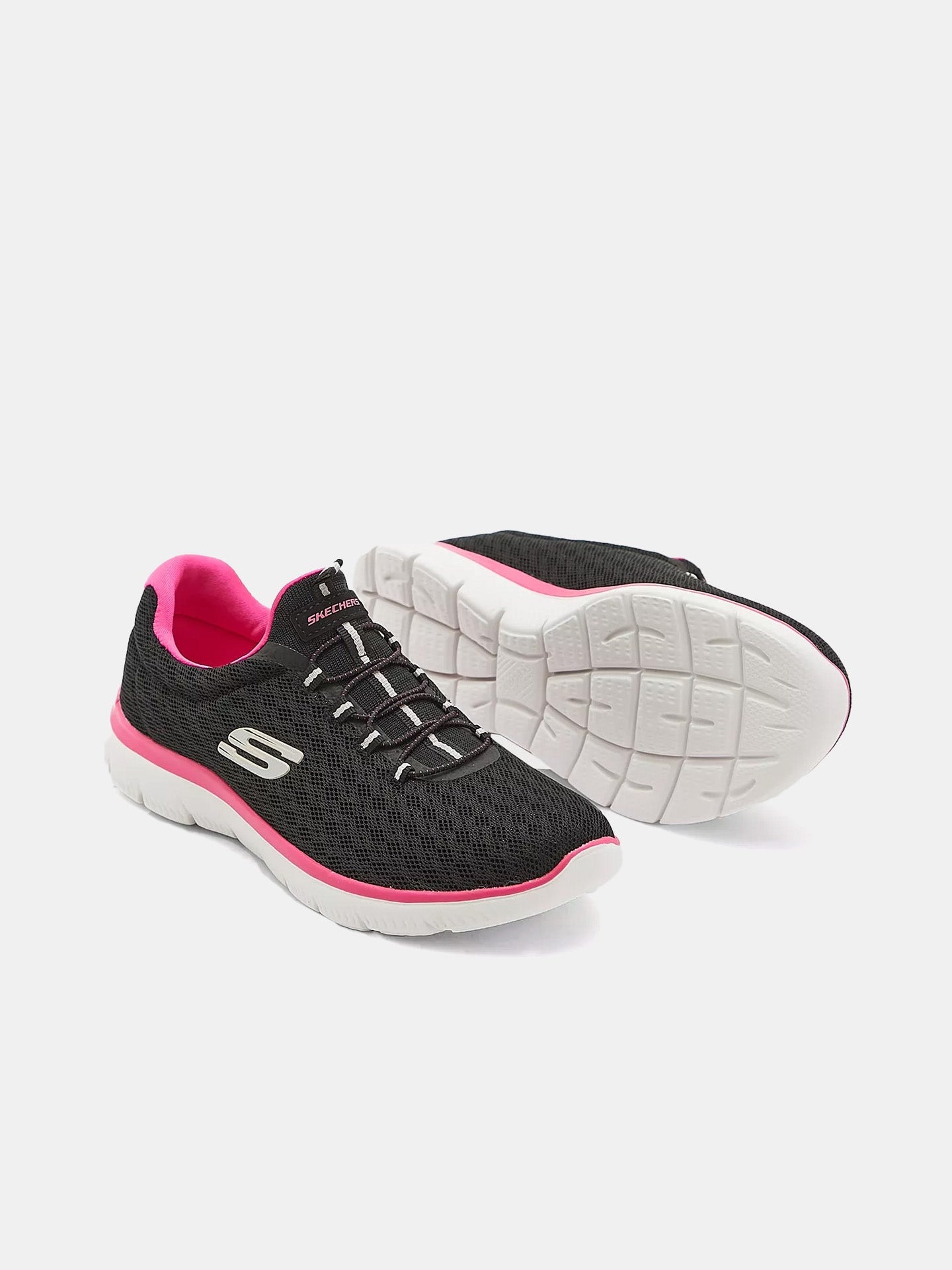 Skechers summits hotsell striding women's sneakers