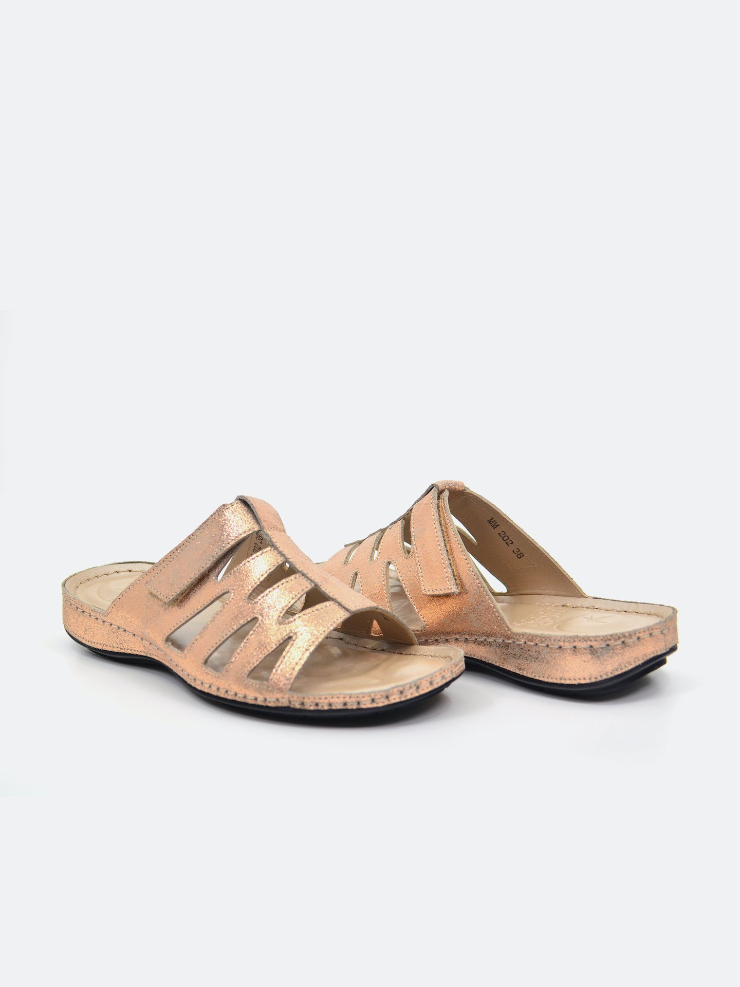 Michelle Morgan MM-202 Women's Slider Sandals #color_Pink