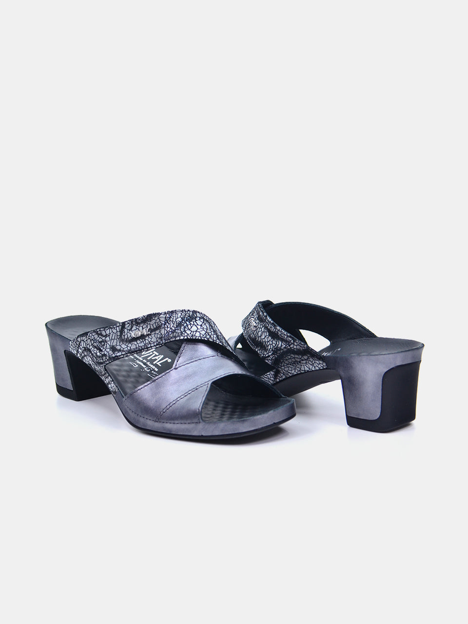 Vital Women's Heels Sandals #color_Grey