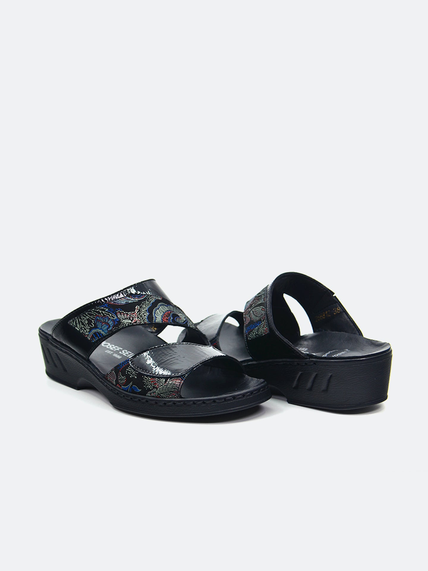 Josef Seibel Women's Flat Sandals #color_Black