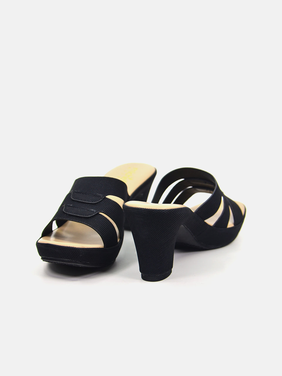 Michelle Morgan 114RC134 Women's Heeled Sandals #color_Black