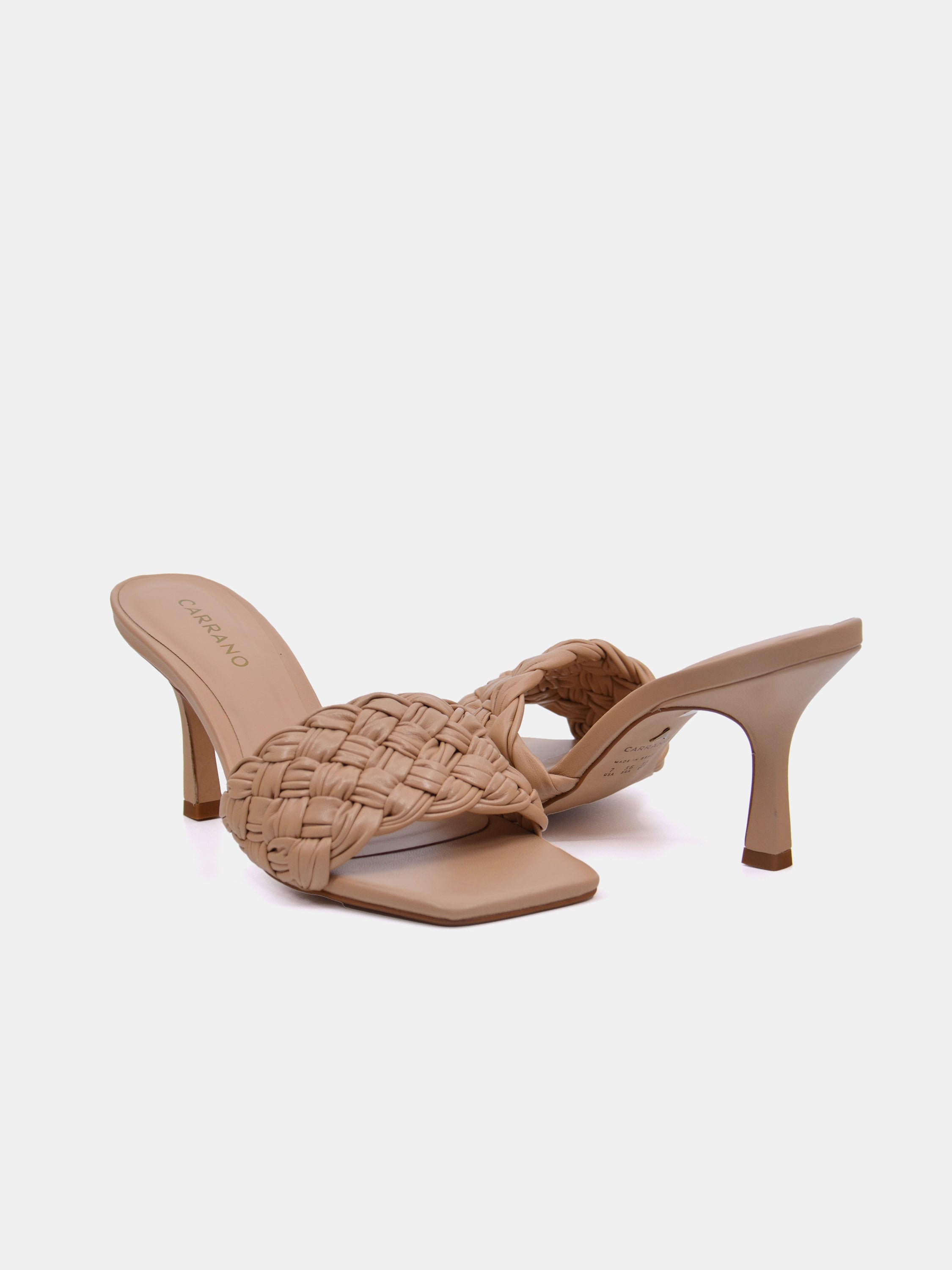Carrano 321035 Women's Heeled Sandals #color_Beige