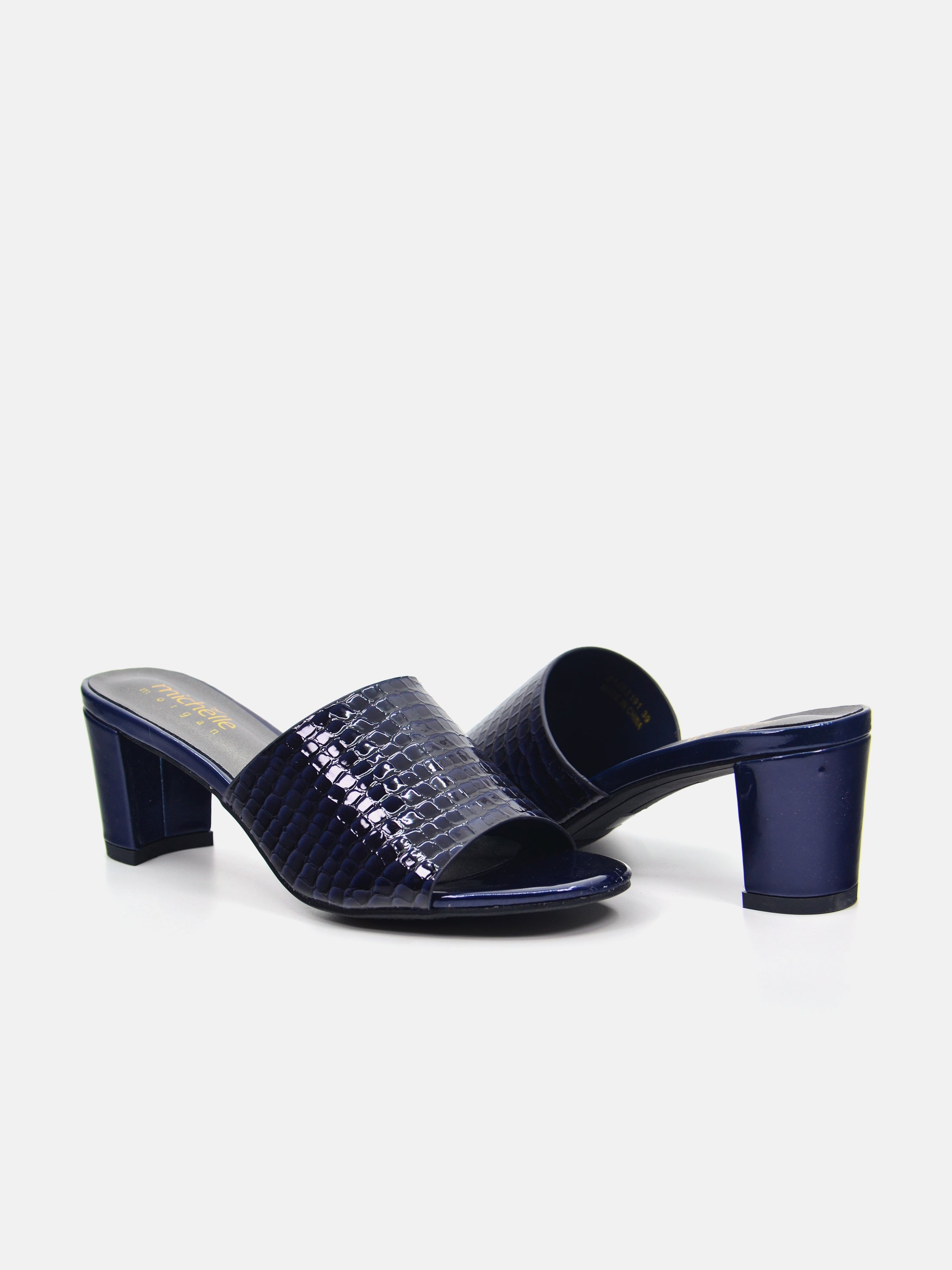 Michelle Morgan 914RJ191 Women's Heeled Sandals #color_Navy