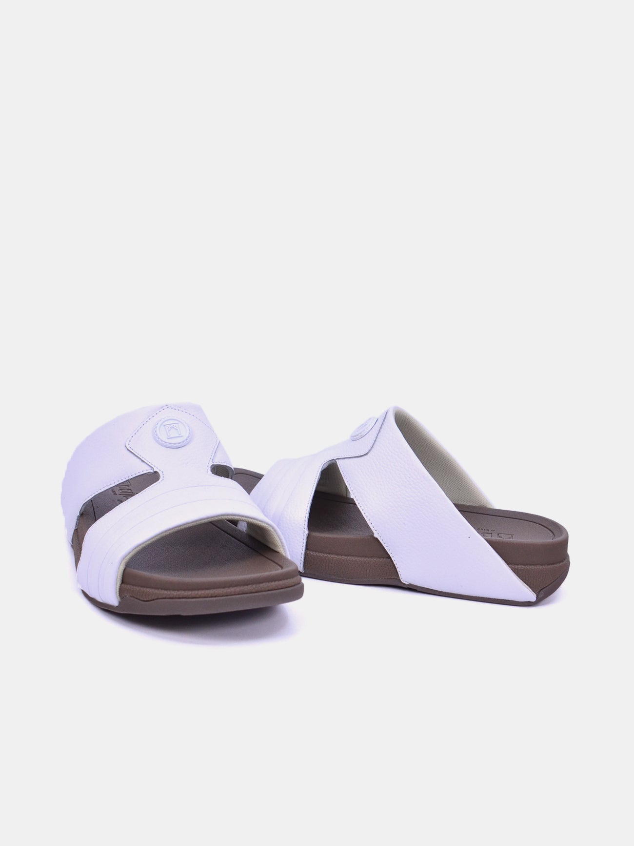 Barjeel Uno 20249 Men's Arabic Sandals #color_White