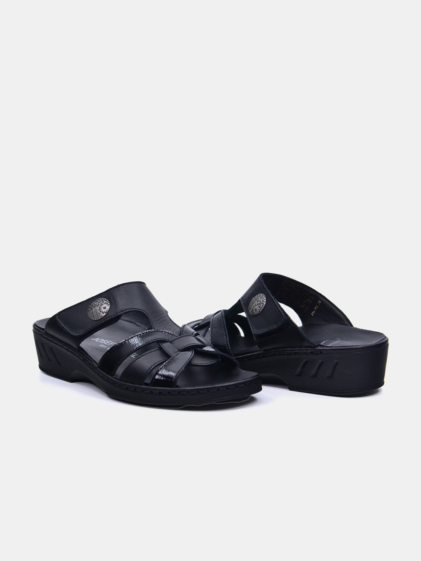 Josef Seibel 08809AR Women's Slider Sandals #color_Black
