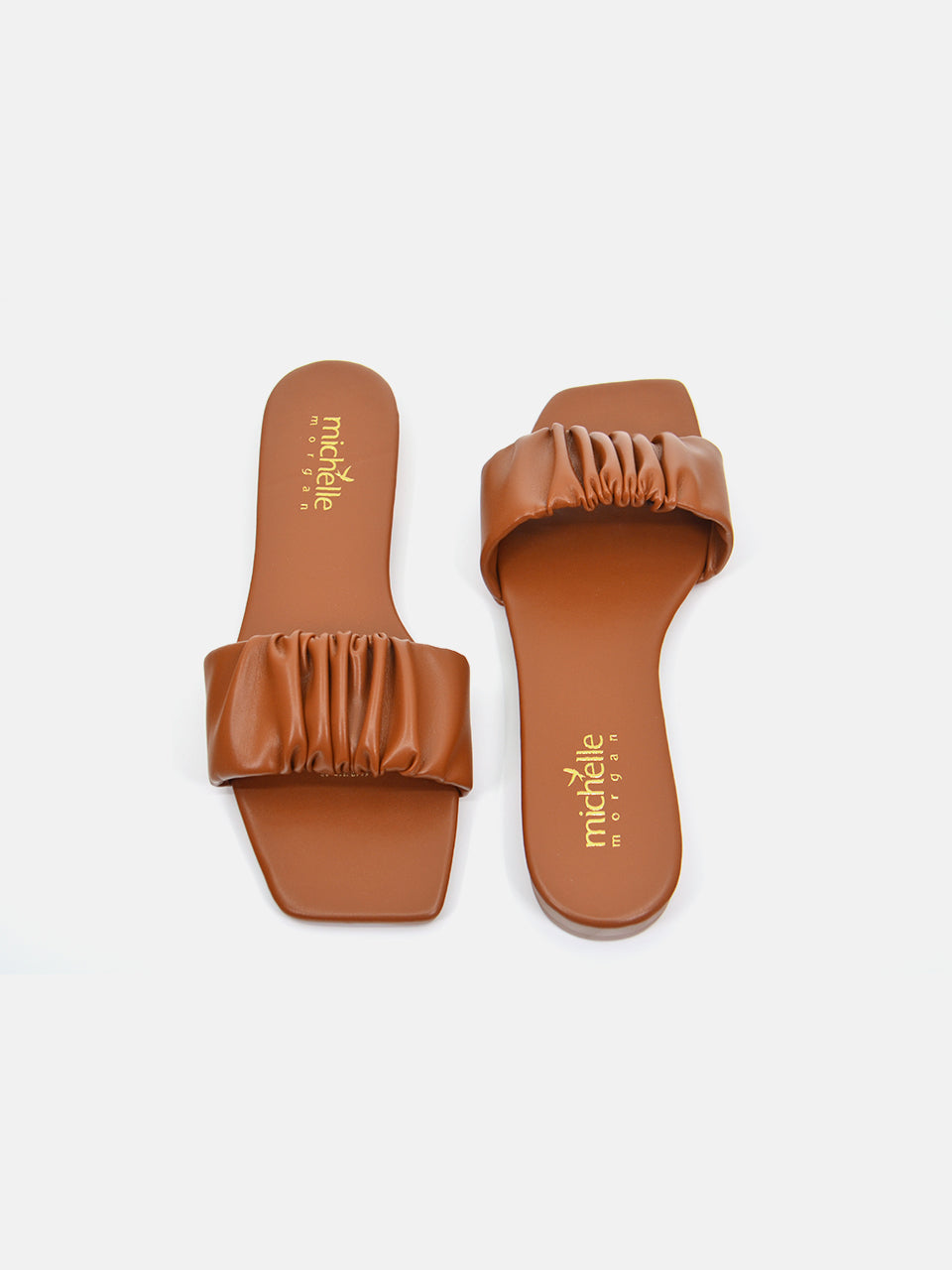 Michelle Morgan 114RJ807 Women's Flat Sandals #color_Brown