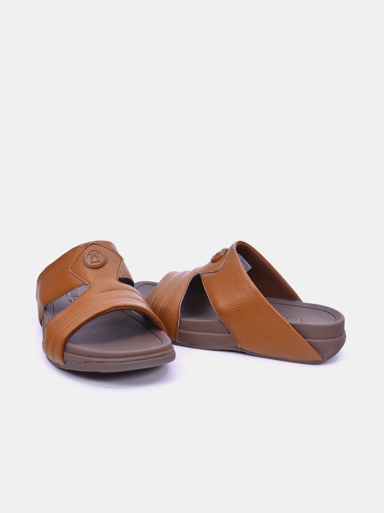 Barjeel Uno 20249 Men's Arabic Sandals #color_Tan