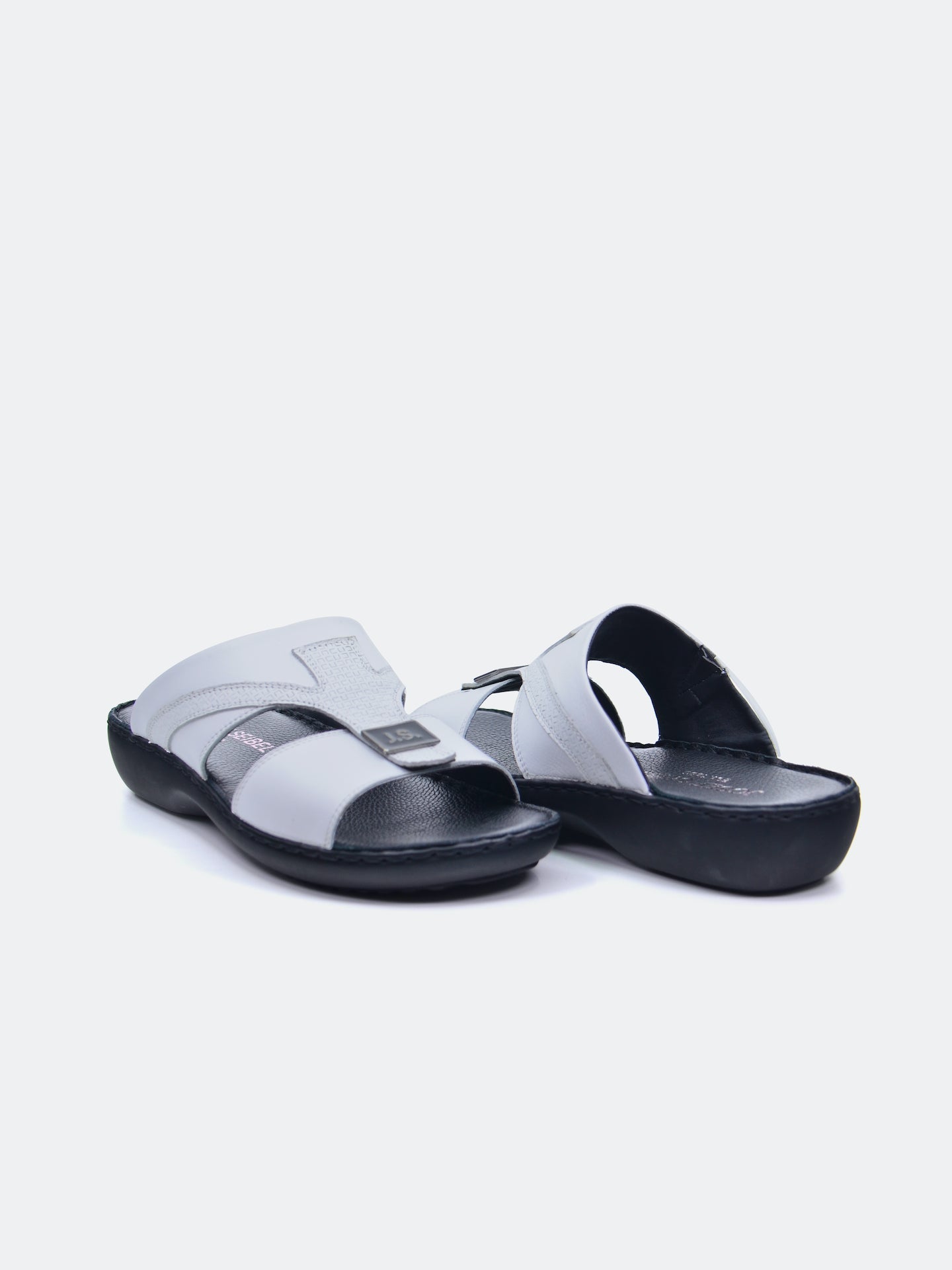 Josef Seibel Men's Slider Sandals #color_White