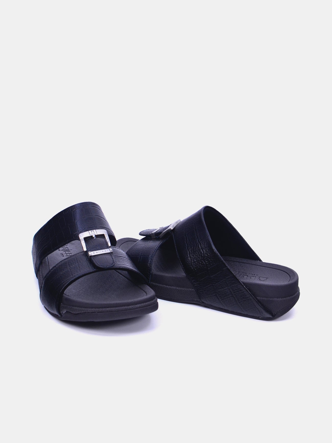 Barjeel Uno 20295 Men's Arabic Sandals #color_Black