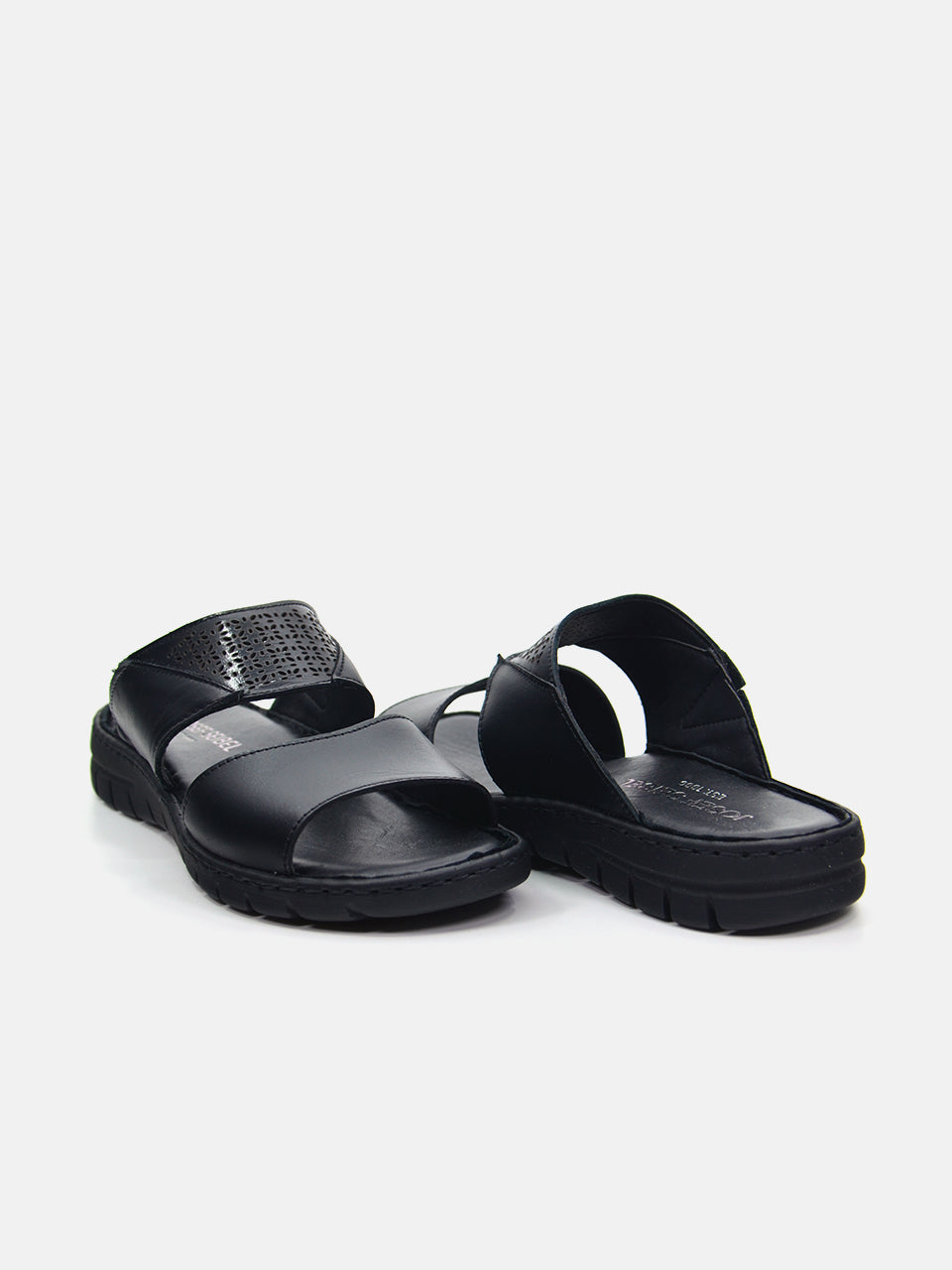 Josef Seibel Women's Slider Sandals #color_Black