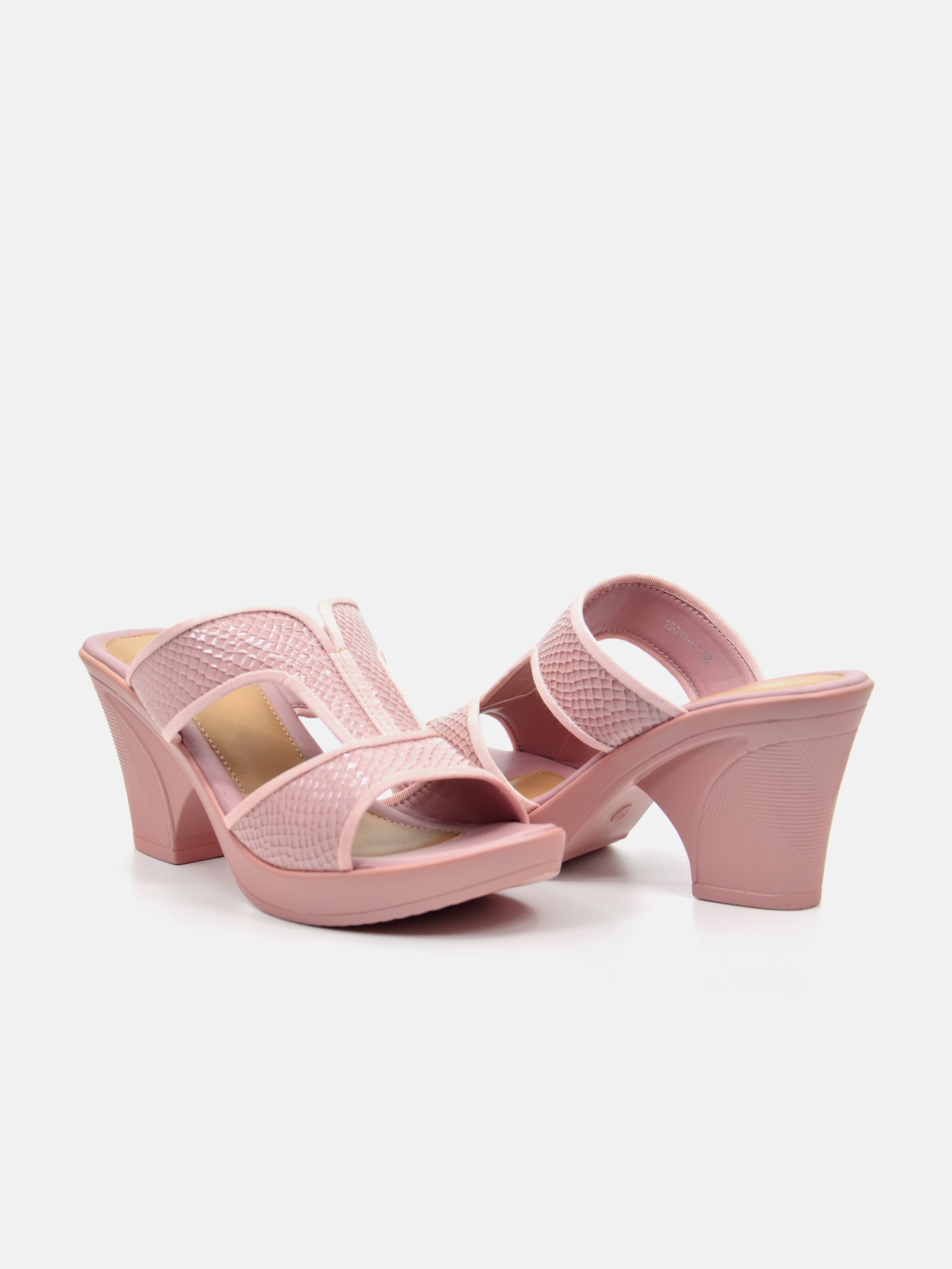 Michelle Morgan 19017-L1 Women's Heeled Sandals #color_Pink